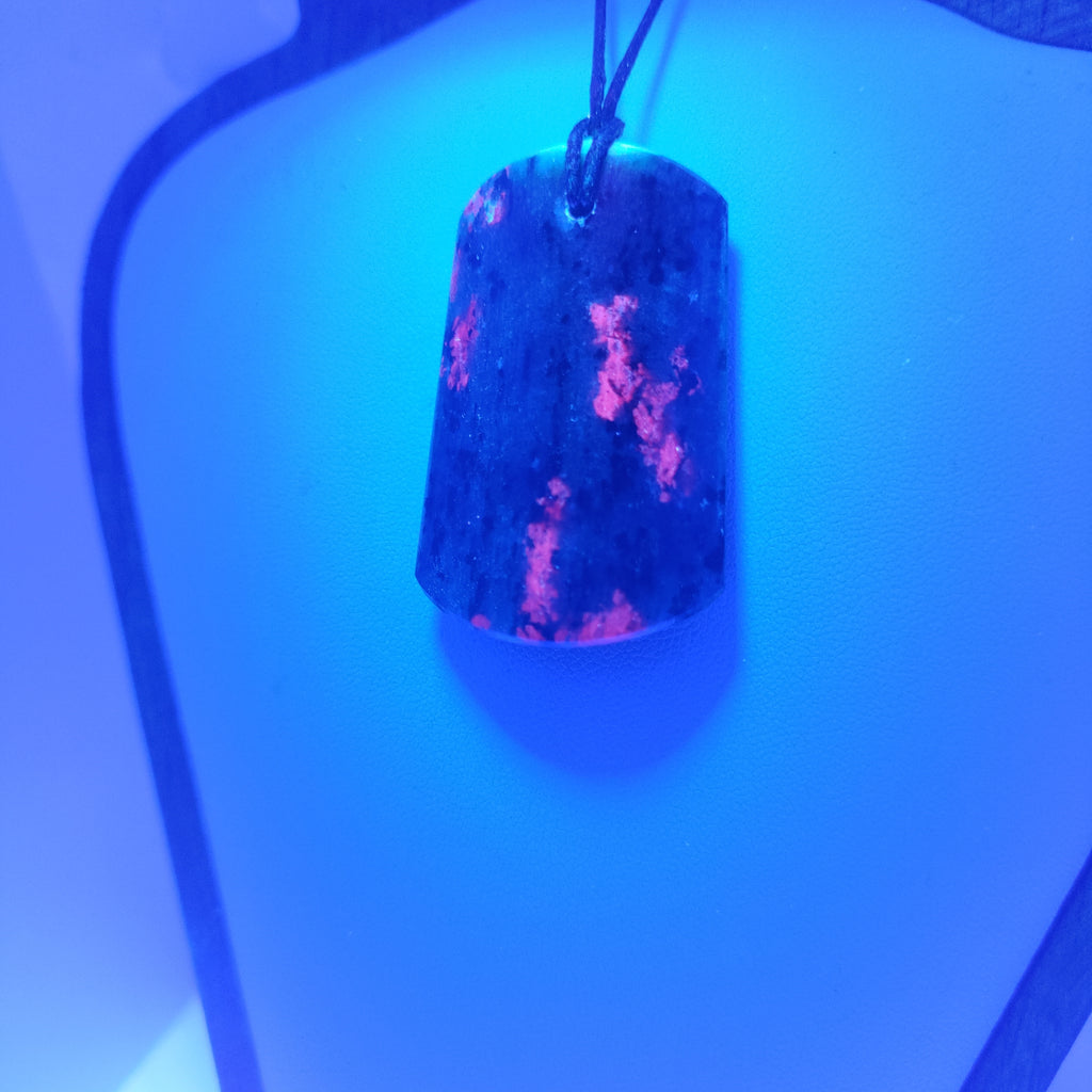 Hand Made Ruby Zoisite Pendant 0076
