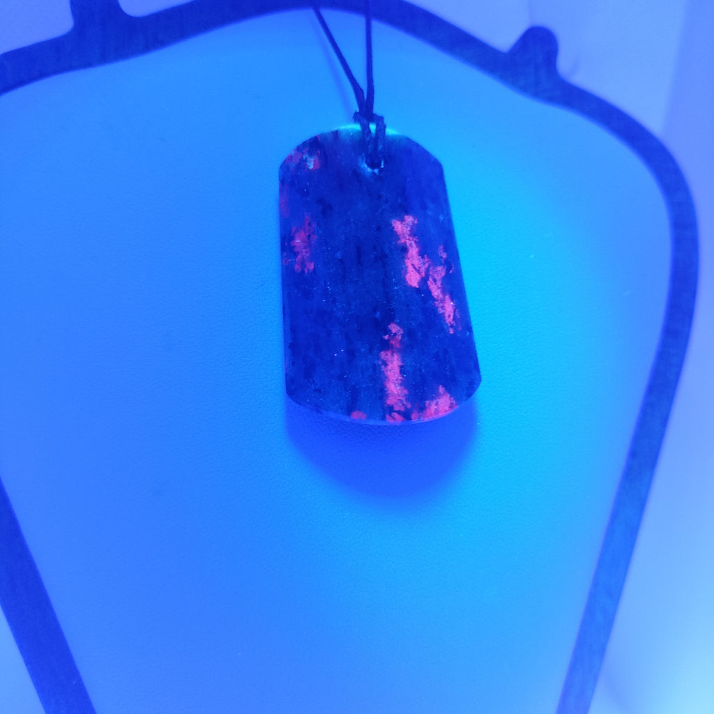 Hand Made Ruby Zoisite Pendant 0076