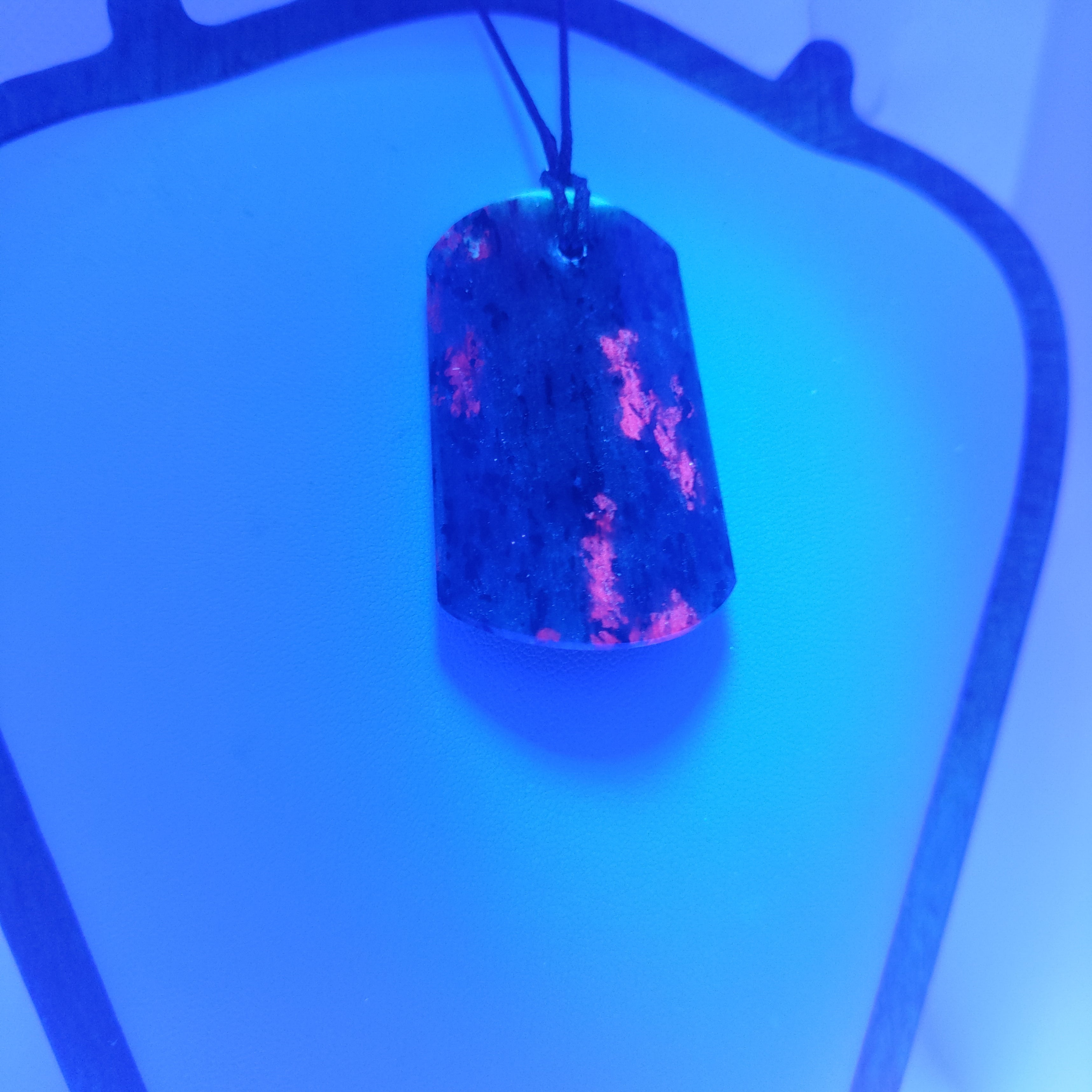 Hand Made Ruby Zoisite Pendant 0076