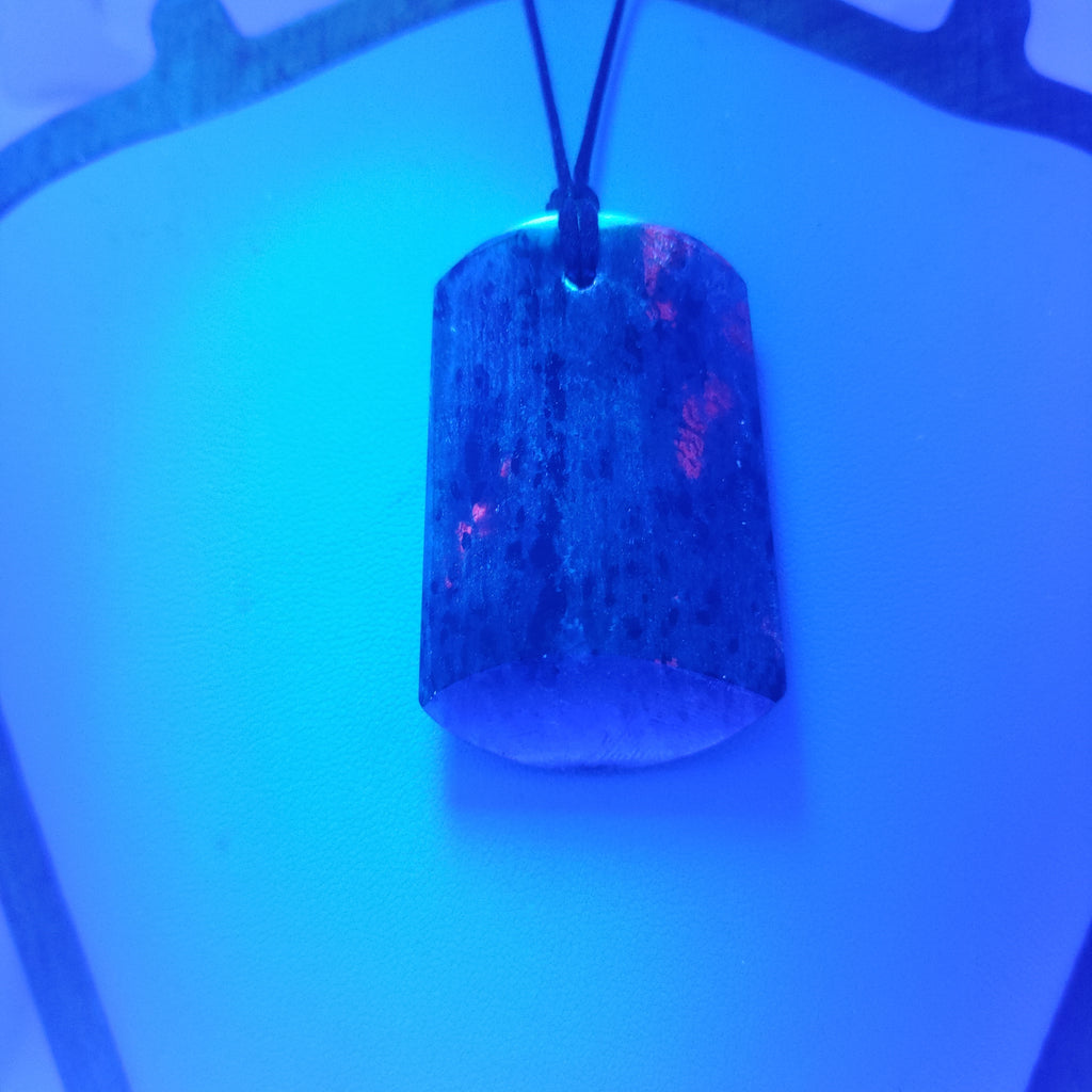 Hand Made Ruby Zoisite Pendant 0076