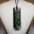 Pounamu Toki – Hand-Carved New Zealand Greenstone Adze 0091