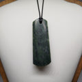 Pounamu Toki – Hand-Carved New Zealand Greenstone Adze 0108