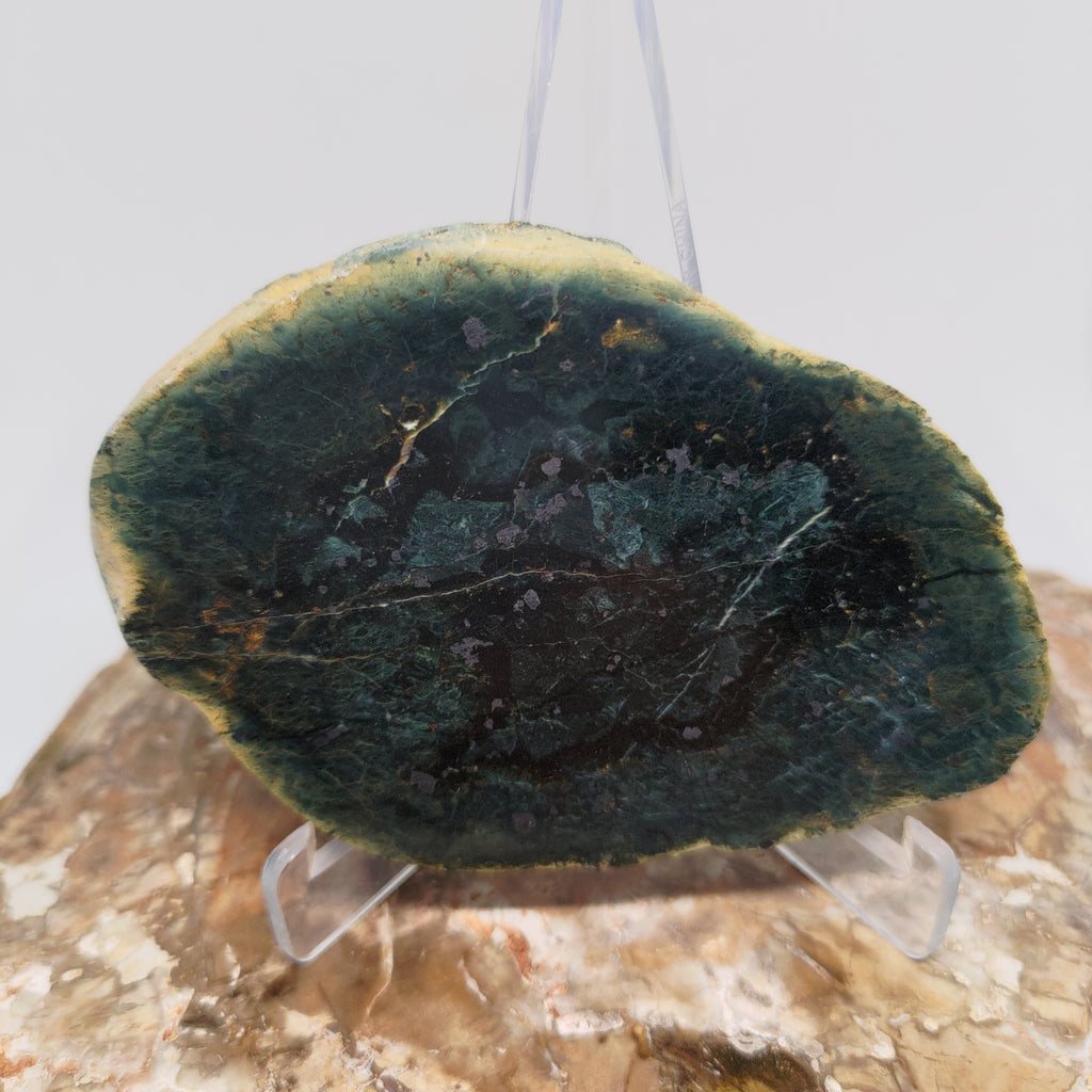 New Zealand Pounamu Display Slab (large) Ref 0112