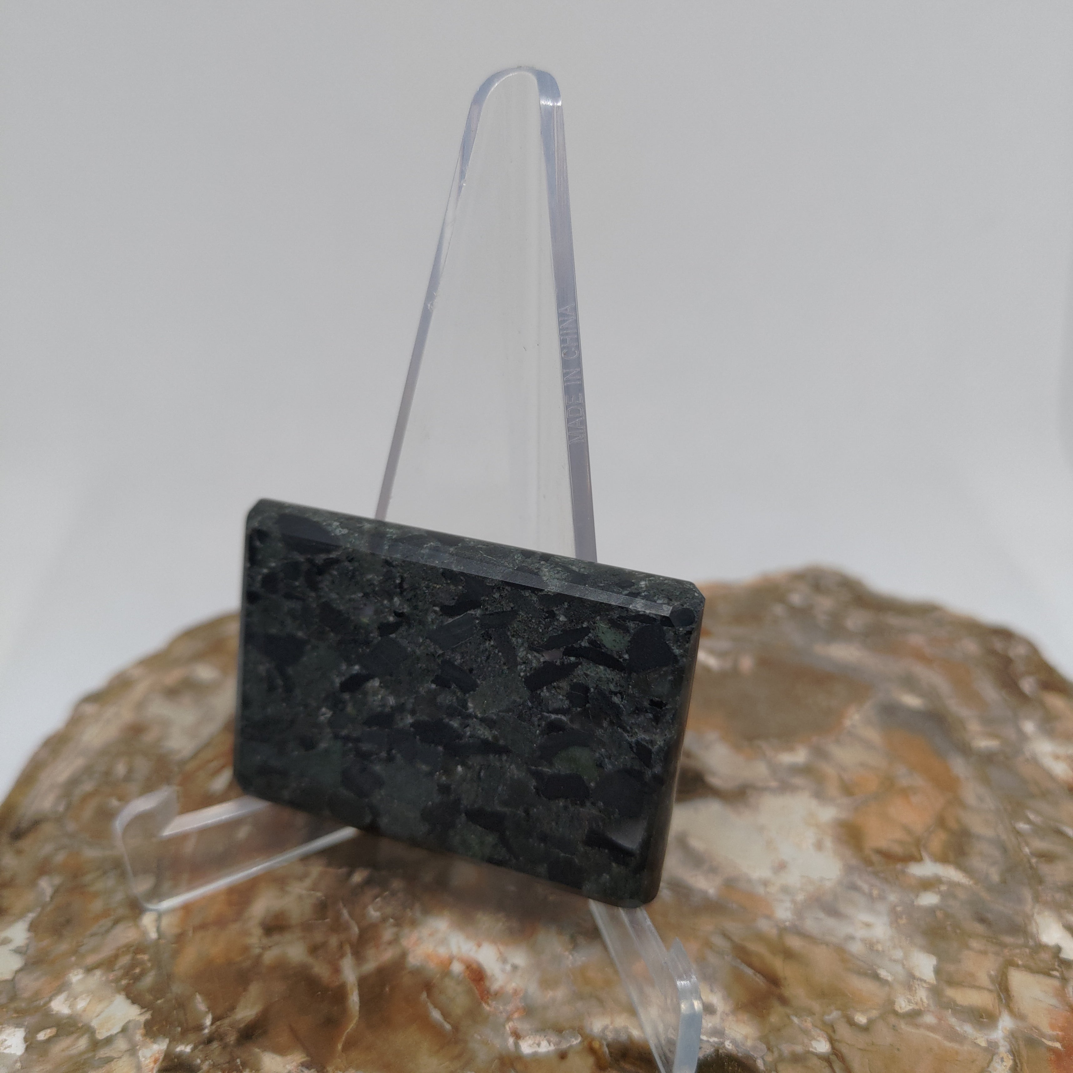 Hand Made New Zealand Conglomerate Stone Display Slab (Small) Ref: 0119