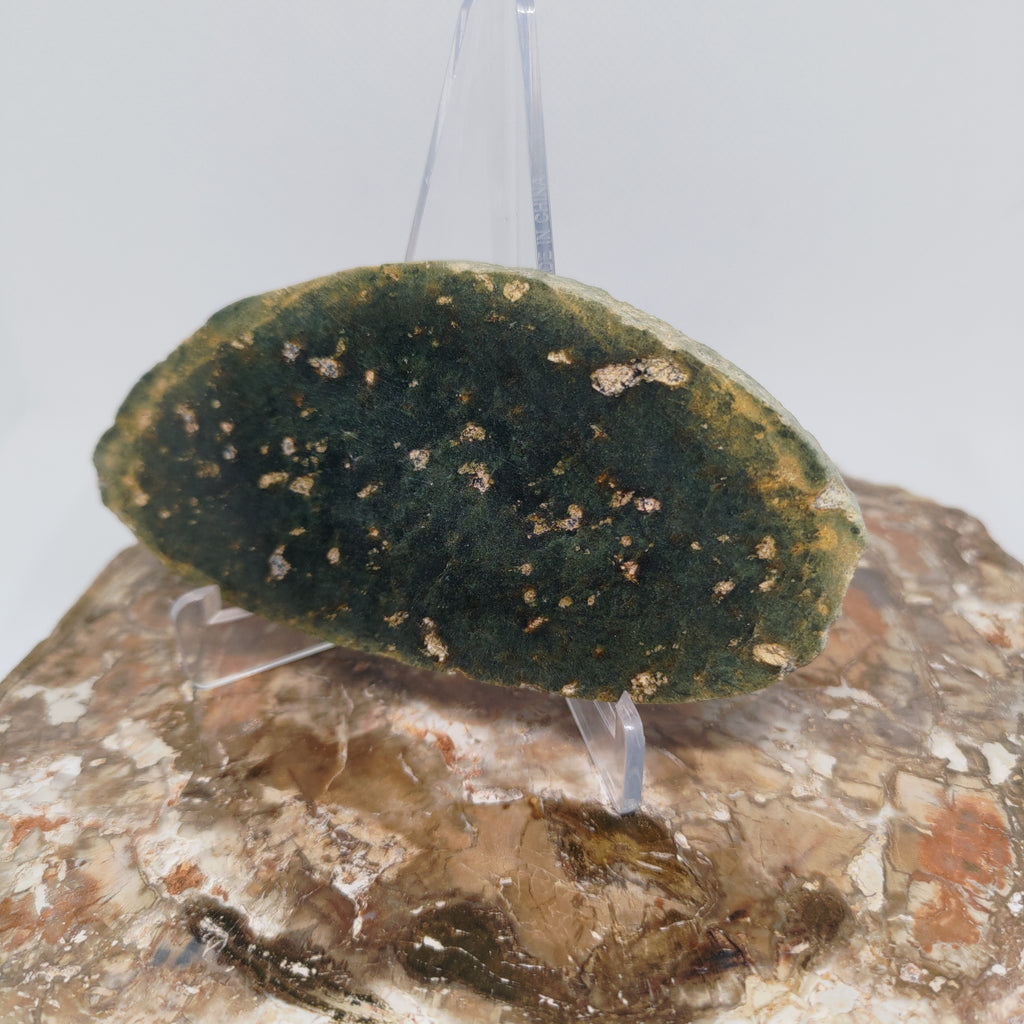 New Zealand Pounamu Display Slab (large) Ref 0131
