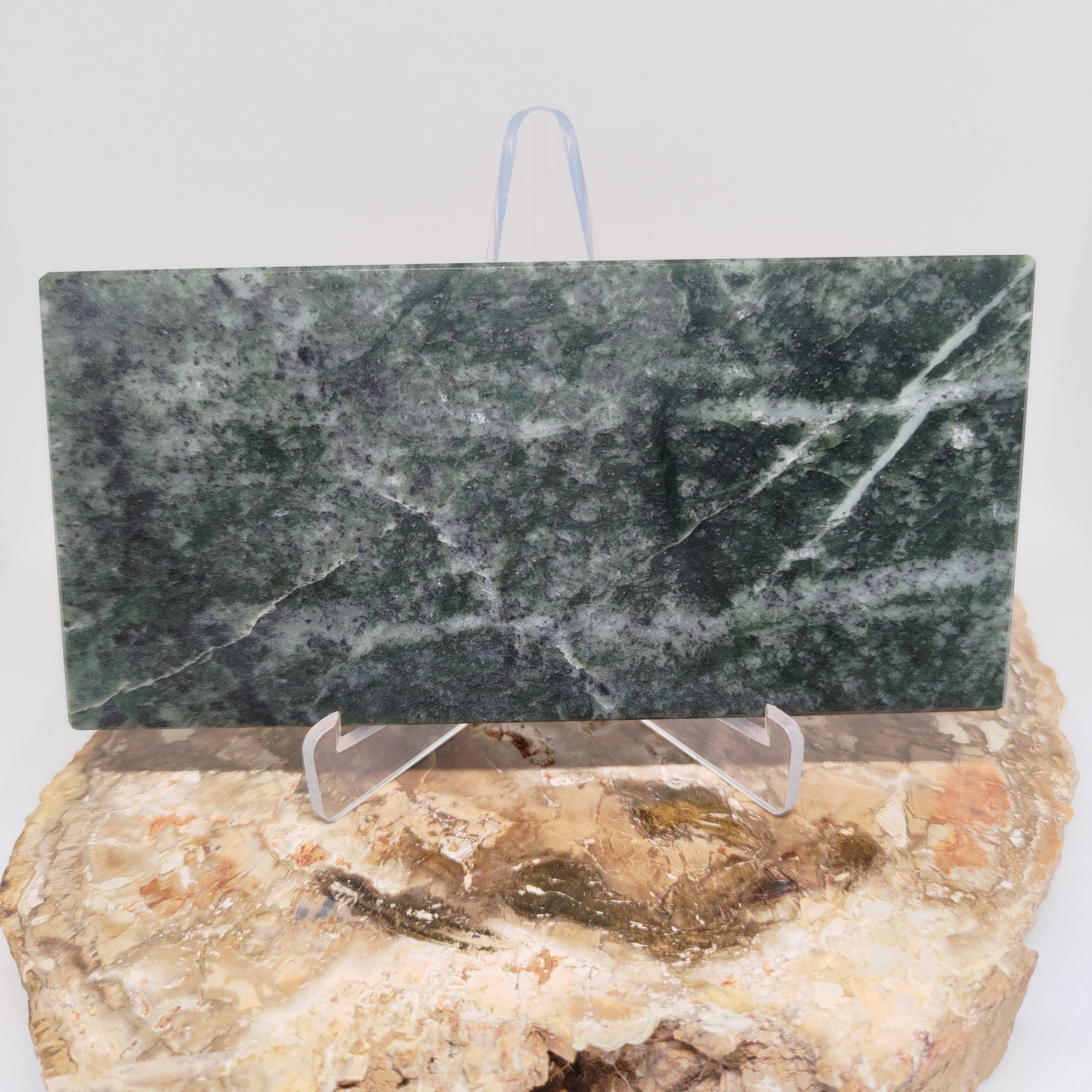 New Zealand Pounamu Display Slab (large) Ref 0136