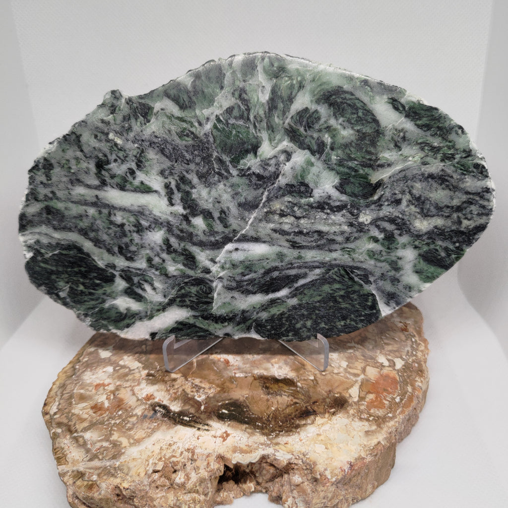 New Zealand Pounamu Display Slab (XL) Ref 0137