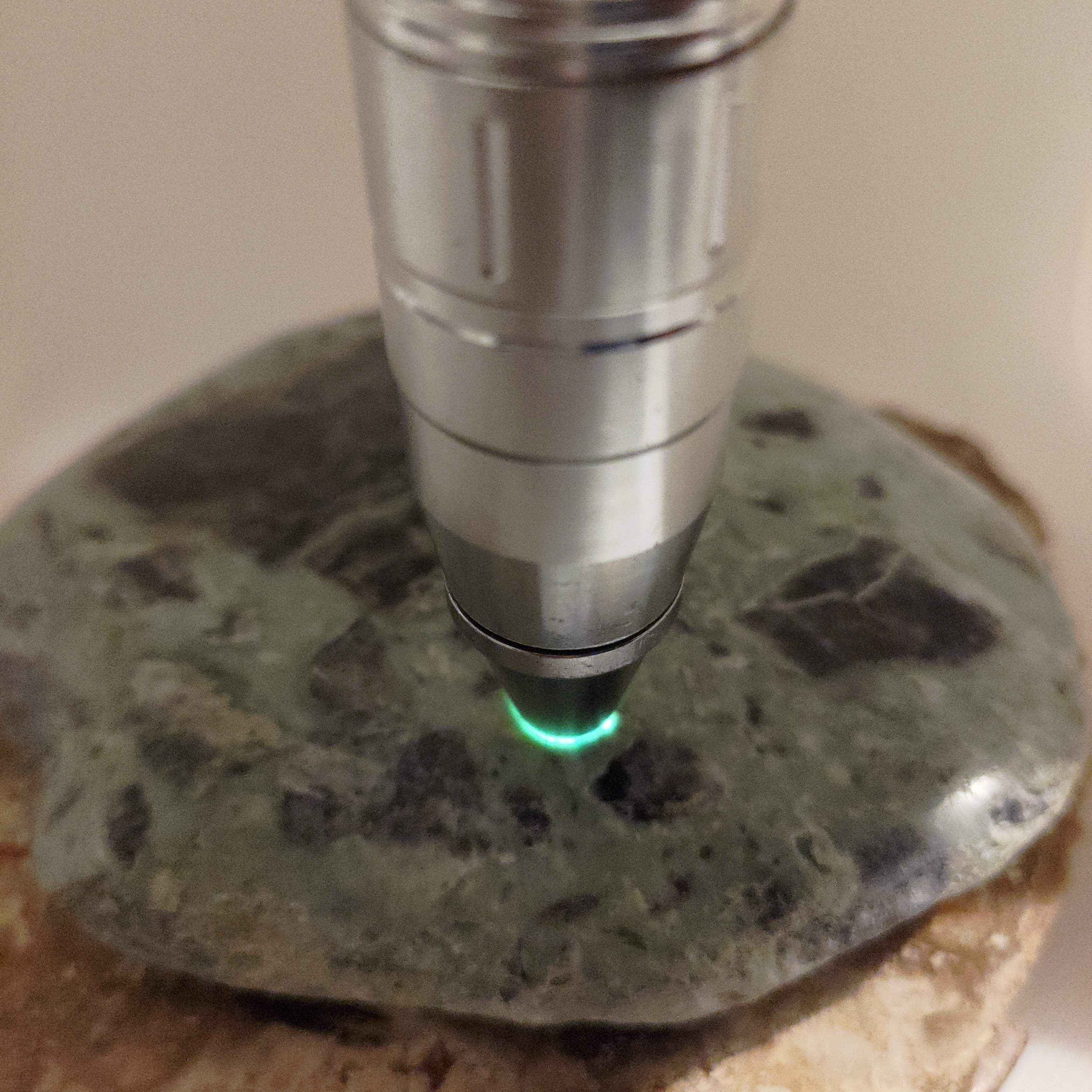 New Zealand Pounamu Specimen High Shine Polish On One Side Ref: 0153