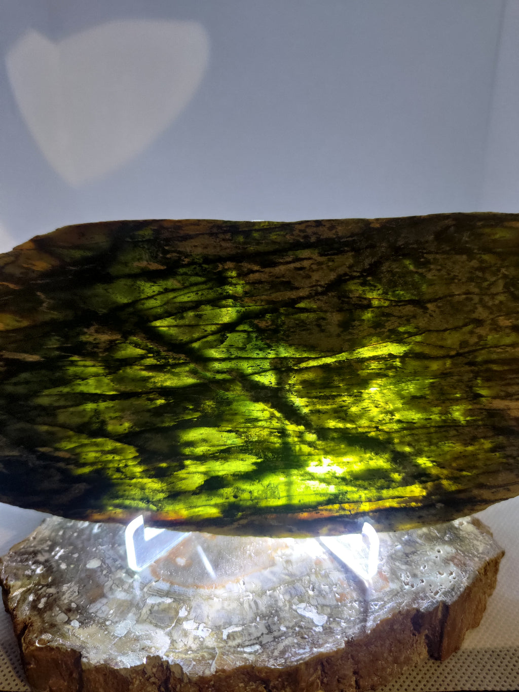 New Zealand Pounamu Display Slab Ref: 0157