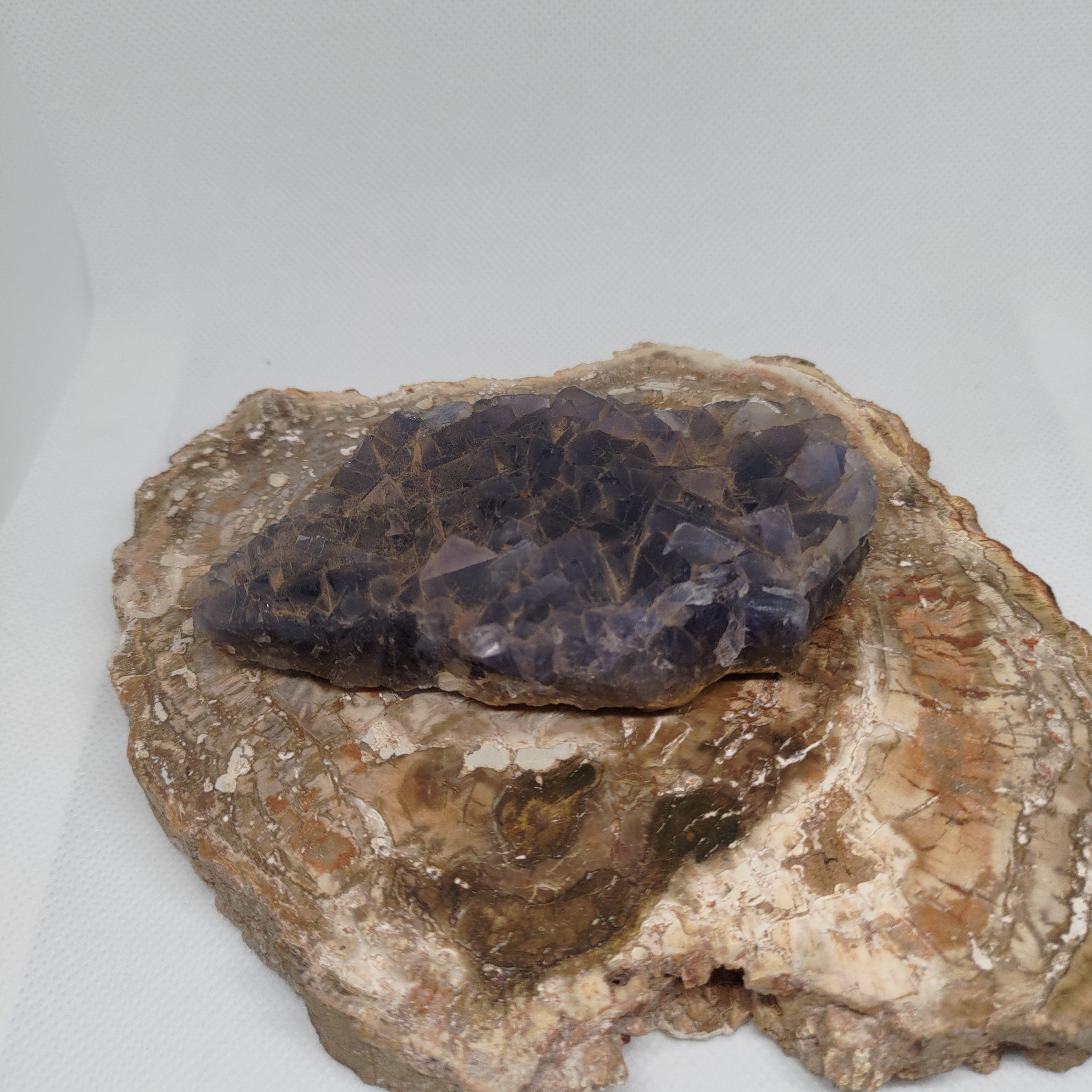 Natural Purple Cubic Fluorite Specimen Ref: 0159