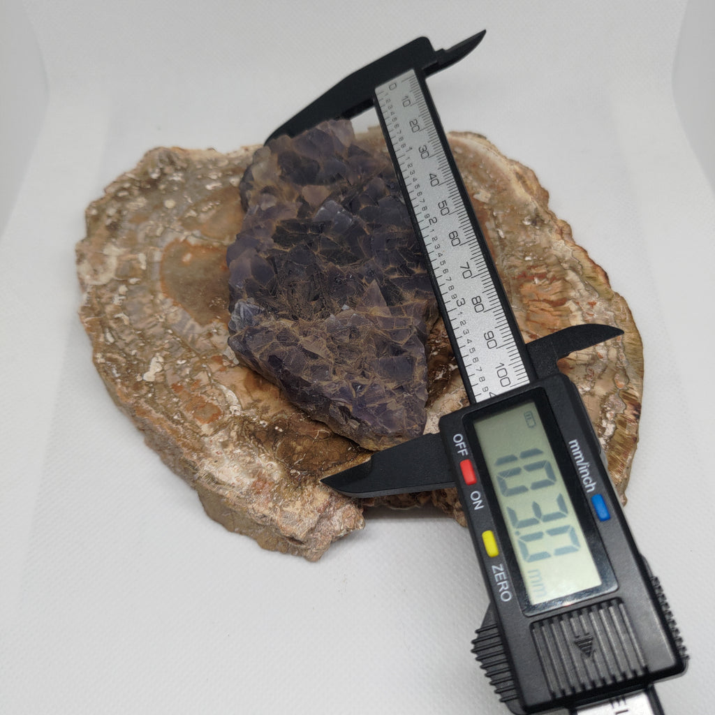 Natural Purple Cubic Fluorite Specimen Ref: 0159