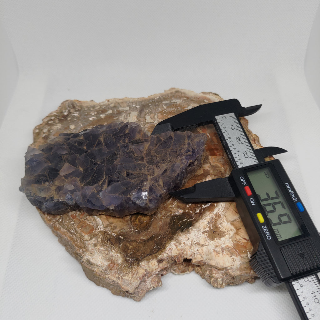 Natural Purple Cubic Fluorite Specimen Ref: 0159