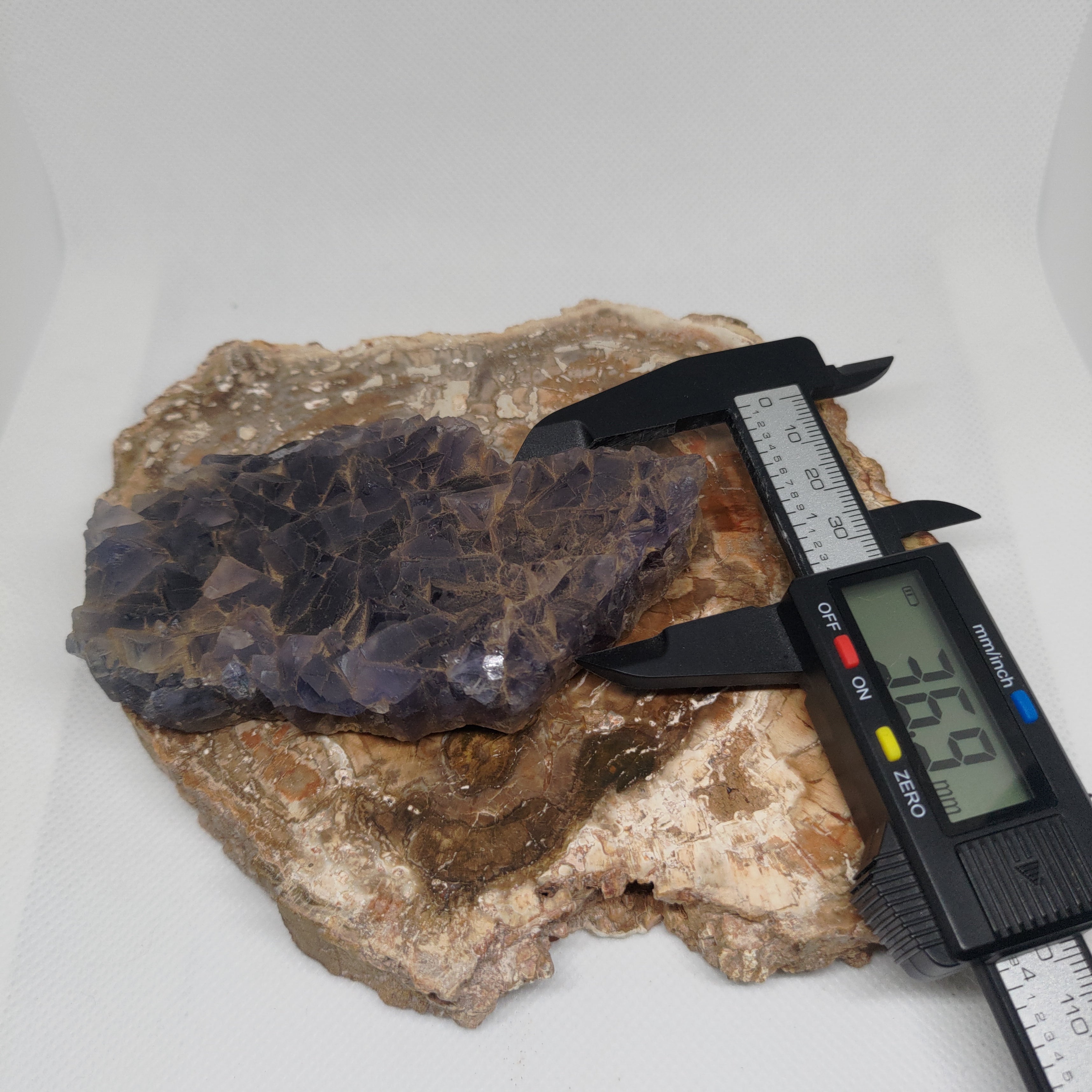 Natural Purple Cubic Fluorite Specimen Ref: 0159