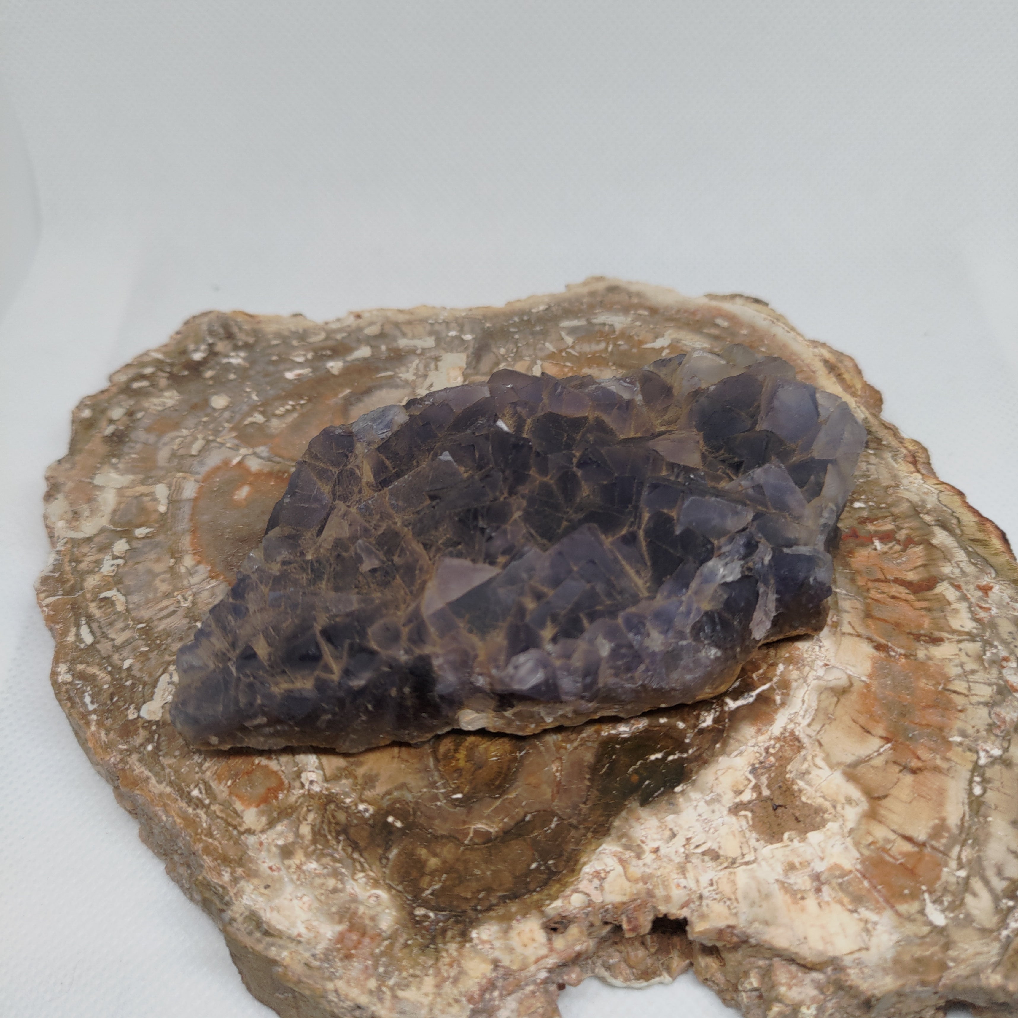 Natural Purple Cubic Fluorite Specimen Ref: 0159