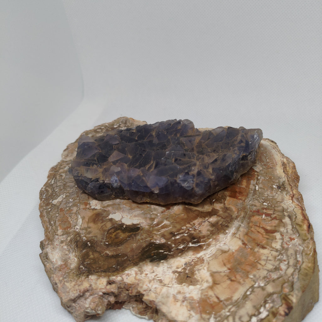 Natural Purple Cubic Fluorite Specimen Ref: 0159