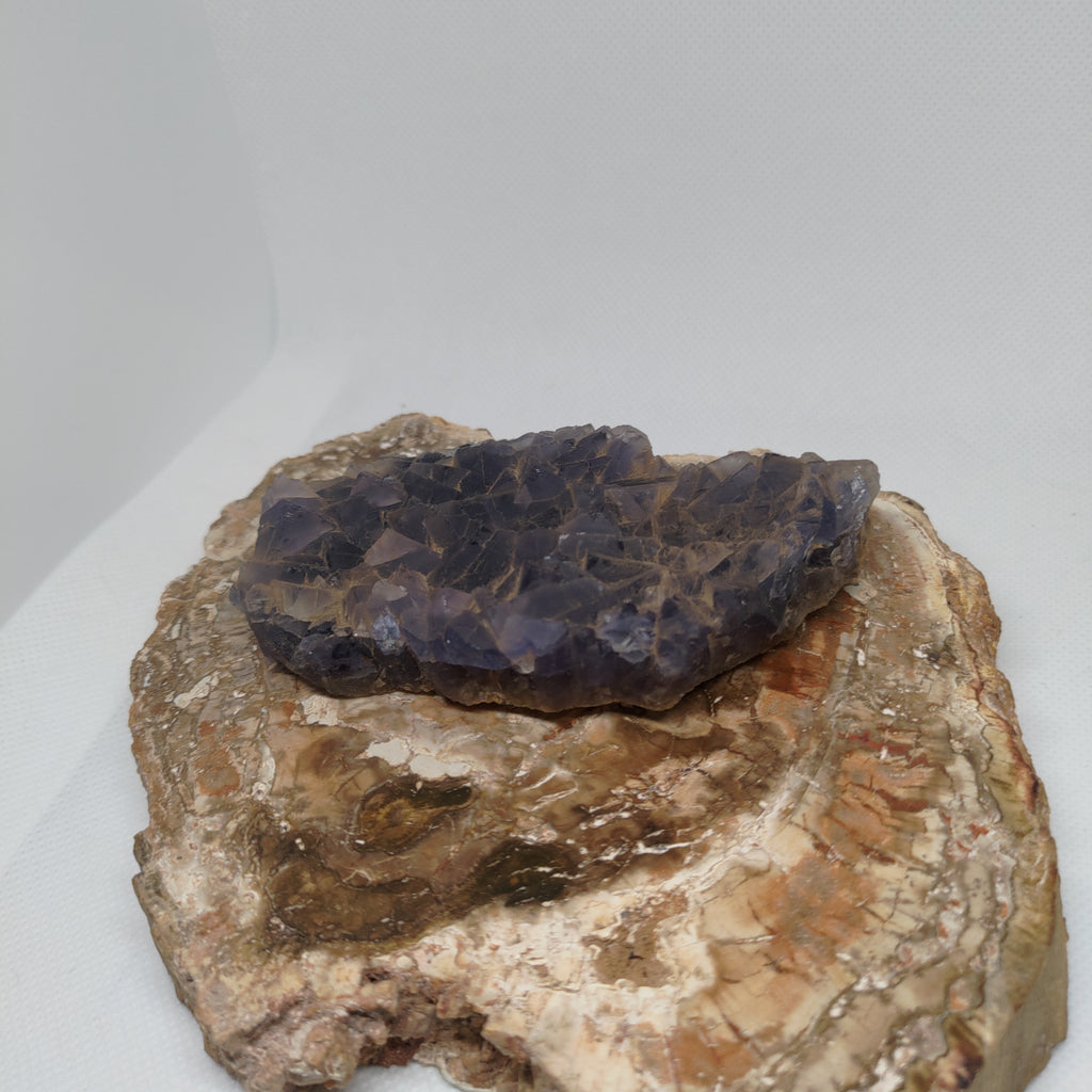 Natural Purple Cubic Fluorite Specimen Ref: 0159