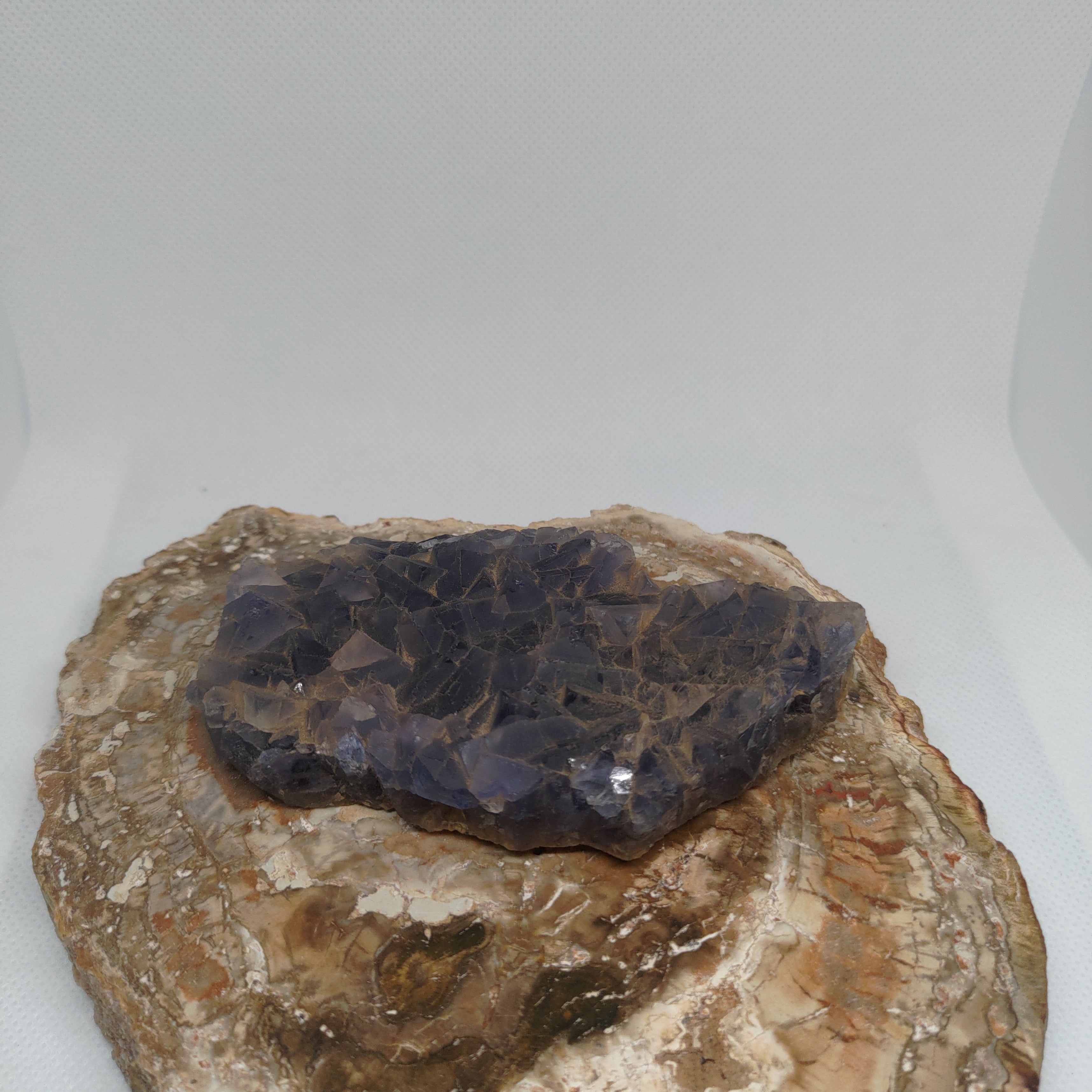 Natural Purple Cubic Fluorite Specimen Ref: 0159
