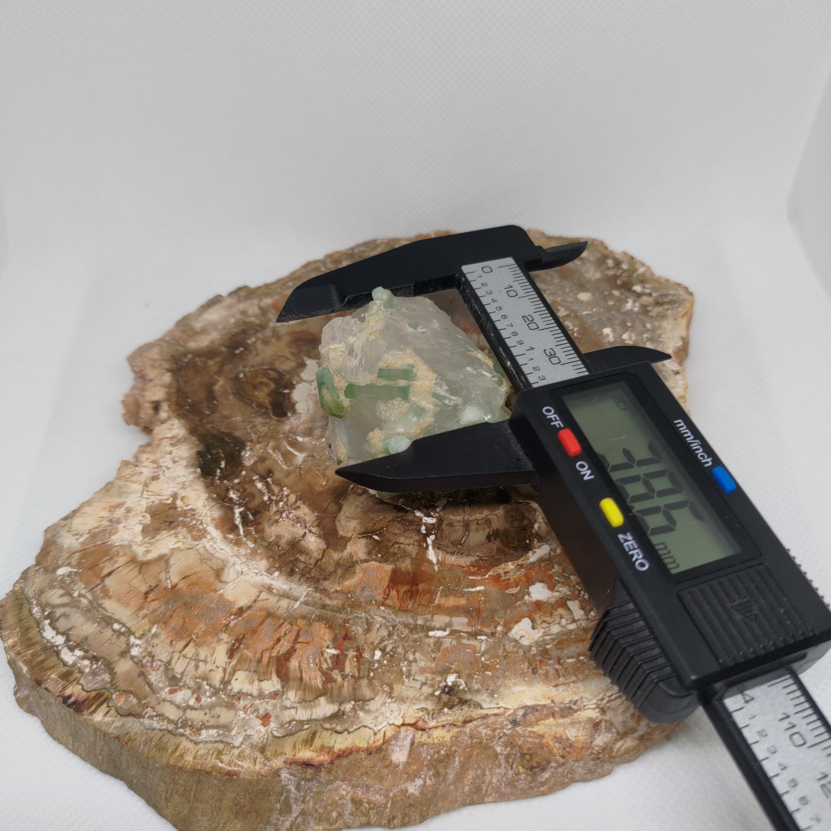 Green Tourmaline in Quartz Specimen from Pakistan Ref: 0170