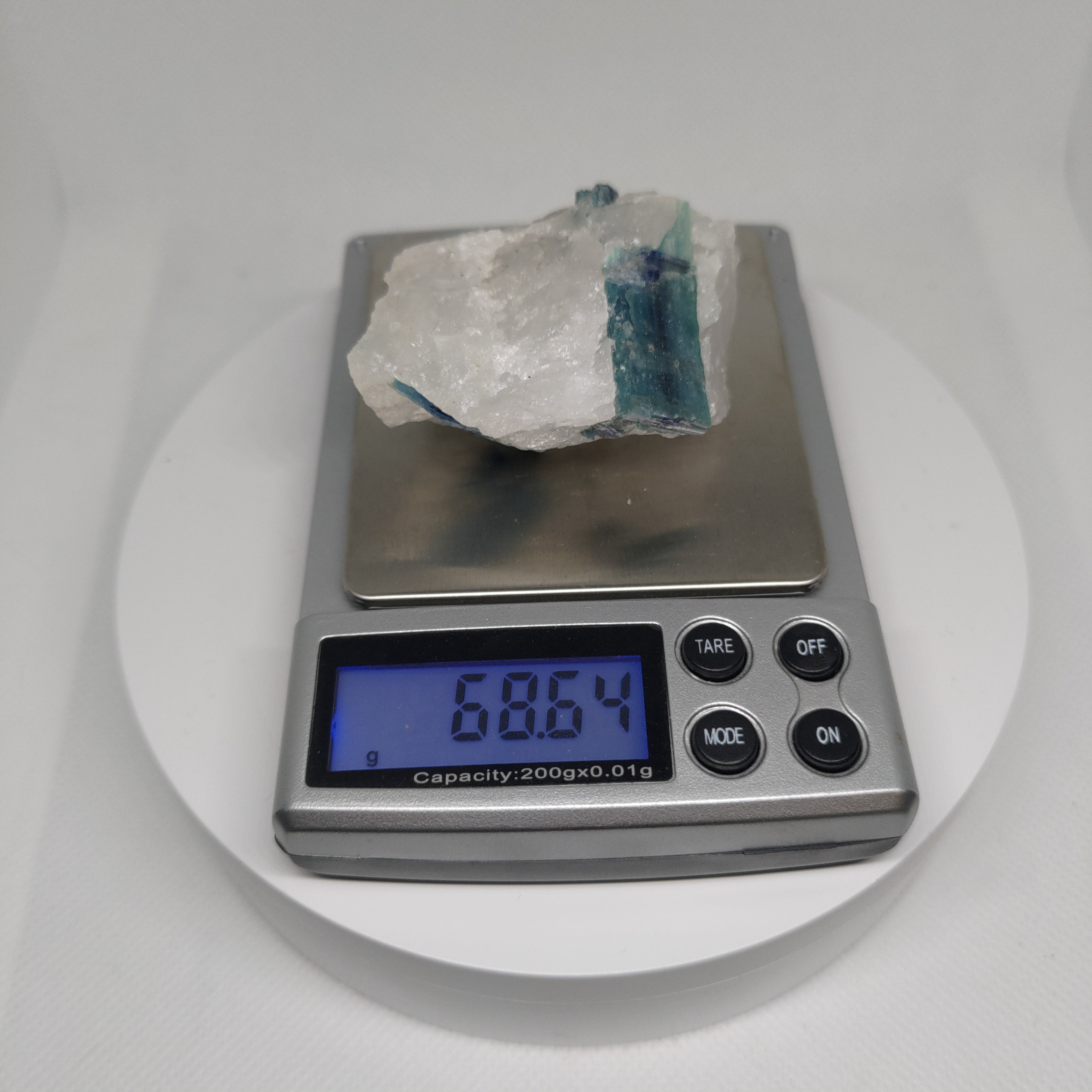 Blue Kyanite in Quartz Specimen from Pakistan Ref: 0171