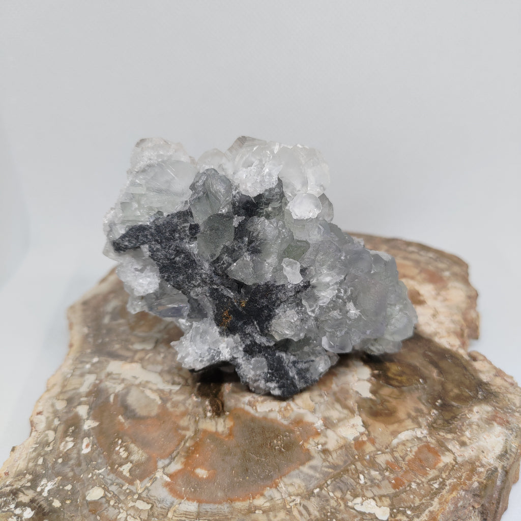 Fluorite with Calcite Specimen Ref: 0172