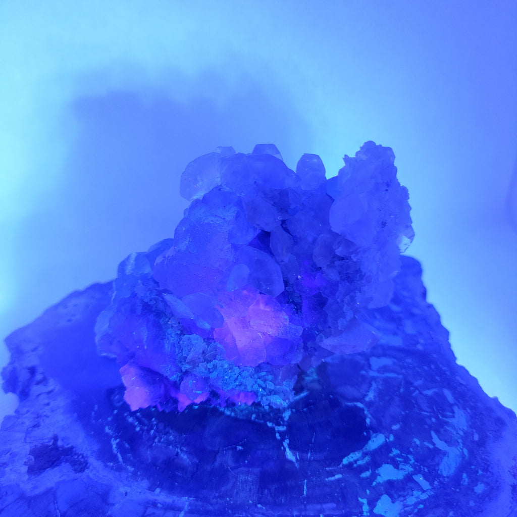 Fluorite with Calcite Specimen Ref: 0172
