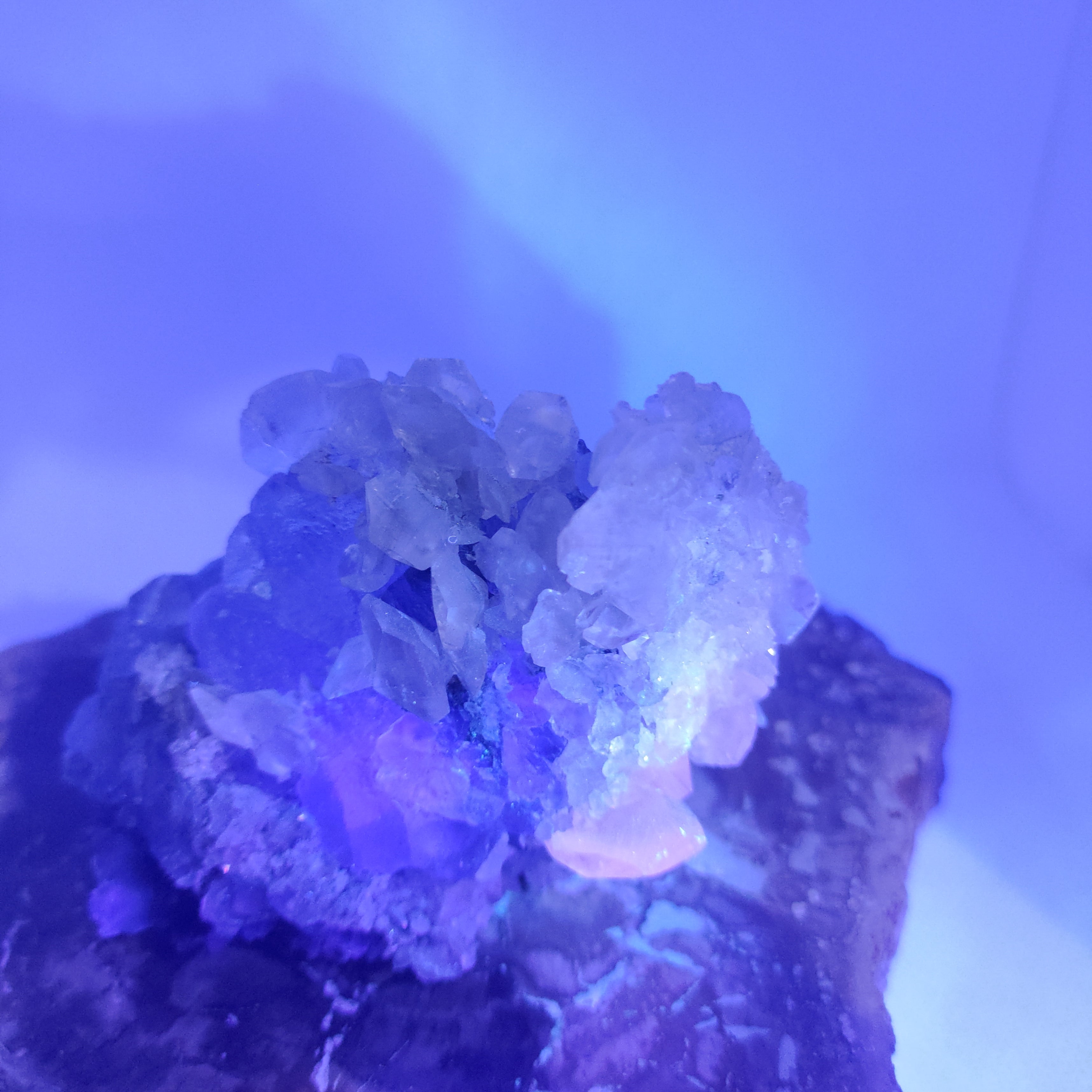 Fluorite with Calcite Specimen Ref: 0172