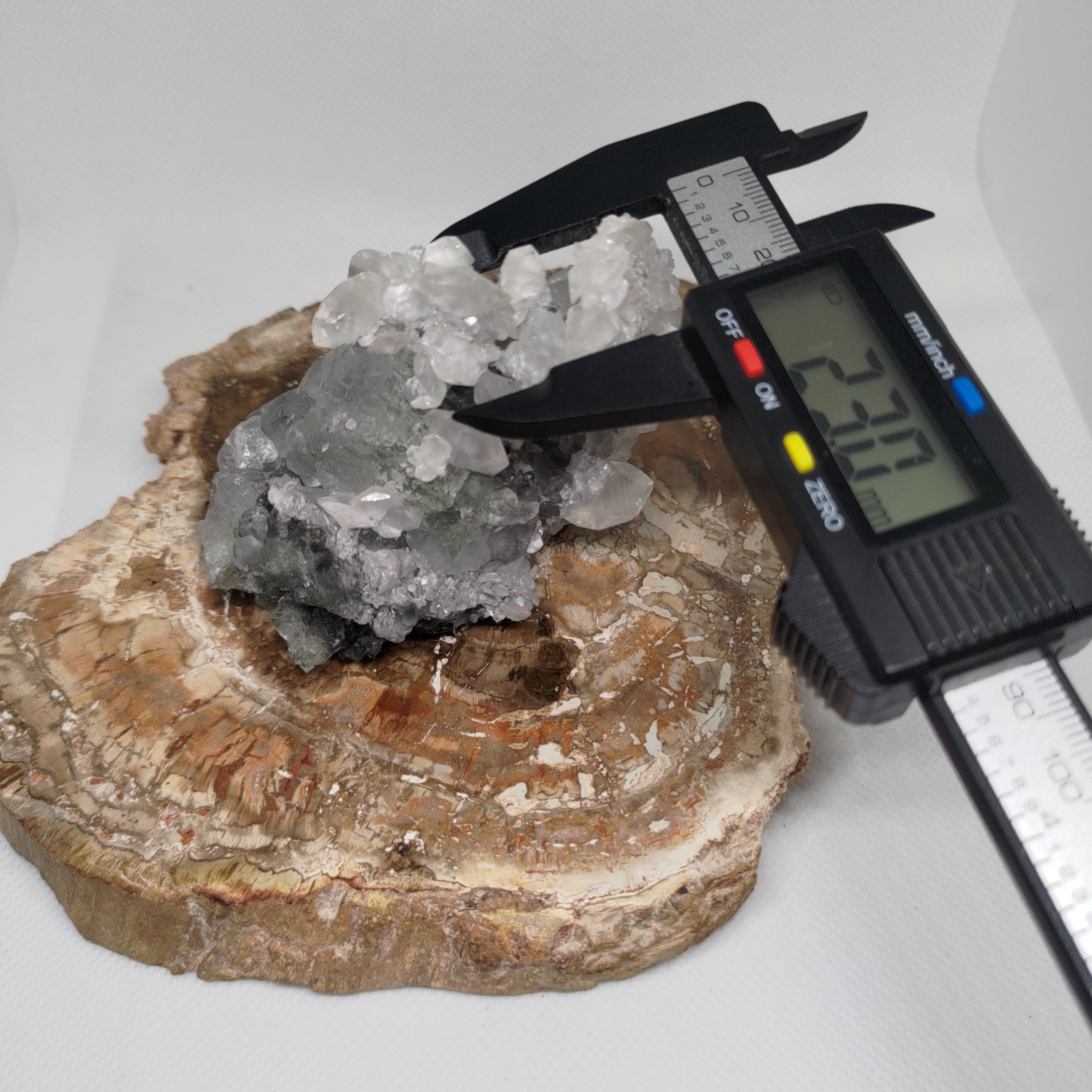 Fluorite with Calcite Specimen Ref: 0172