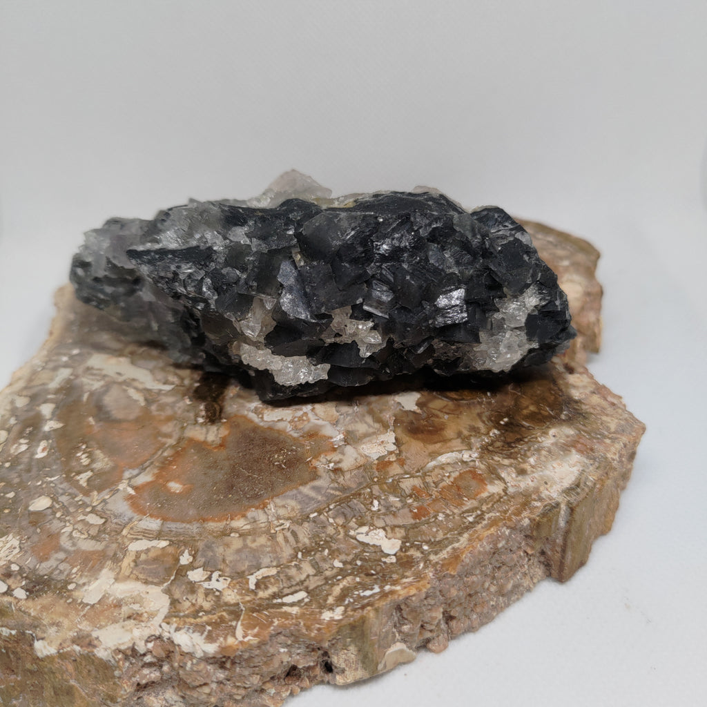 Fluorite with Calcite Specimen Ref: 0173