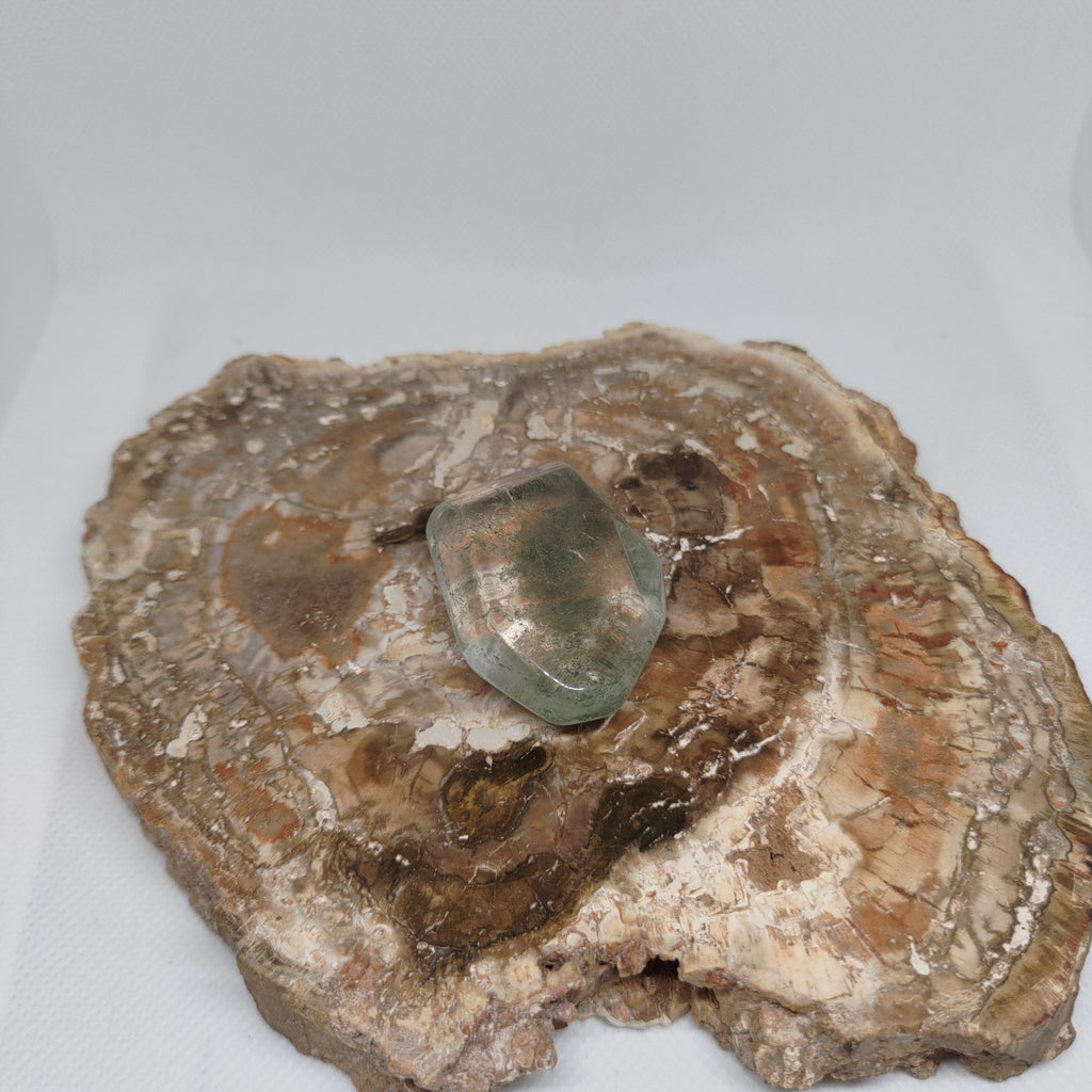 Chlorite Included Clear Quartz Free Form Ref: 0176