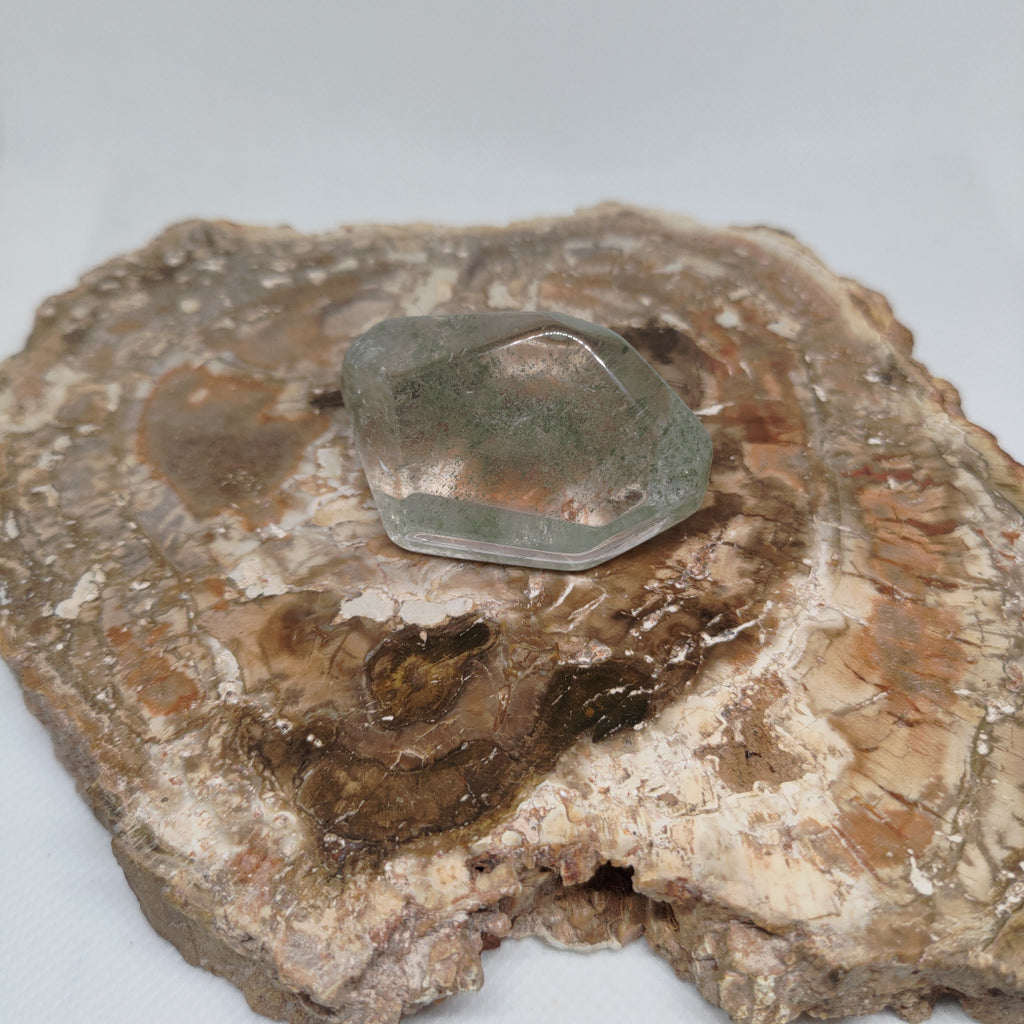 Chlorite Included Clear Quartz Free Form Ref: 0176