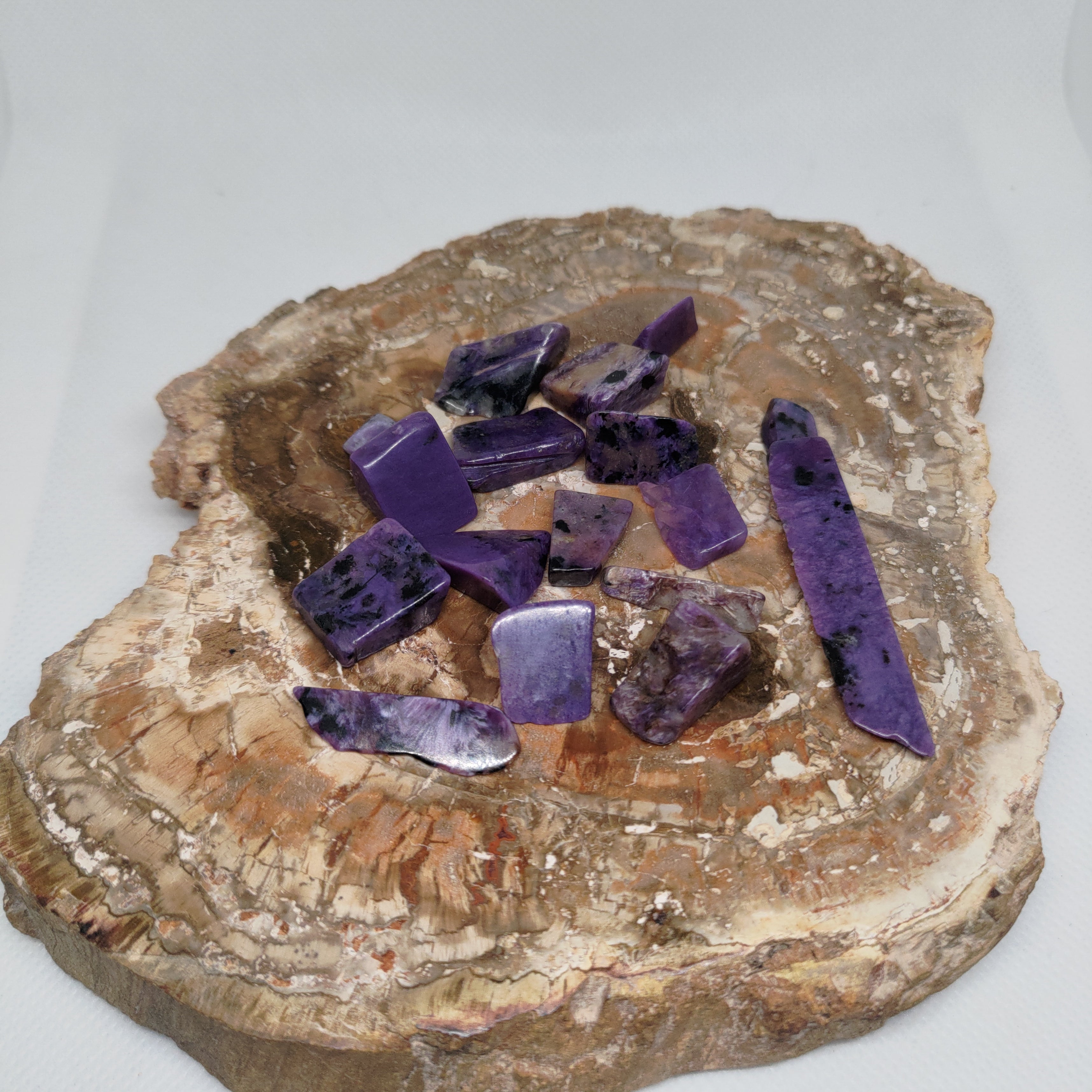 Charoite Tumbled Lot (Small) Ref: 0187