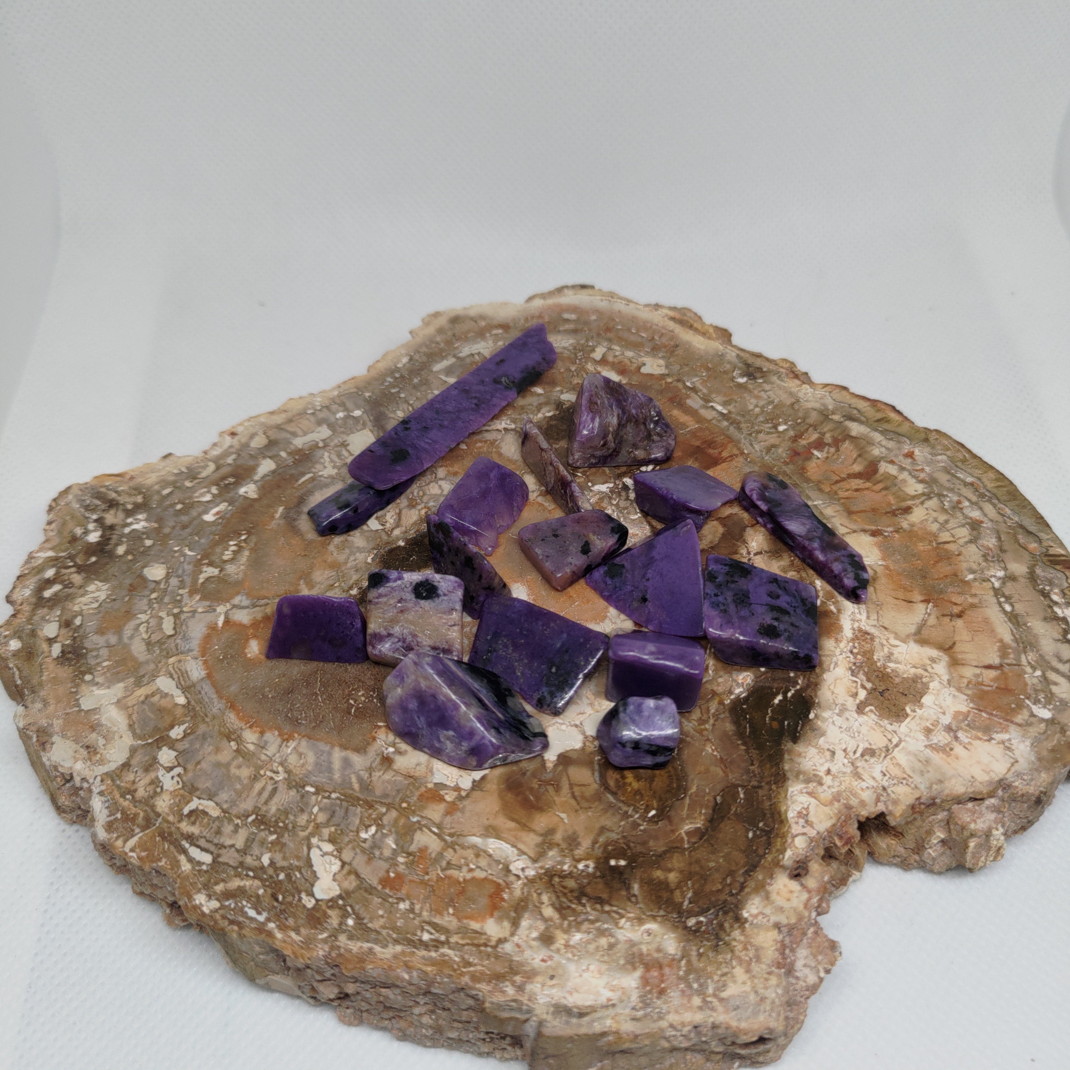 Charoite Tumbled Lot (Small) Ref: 0187
