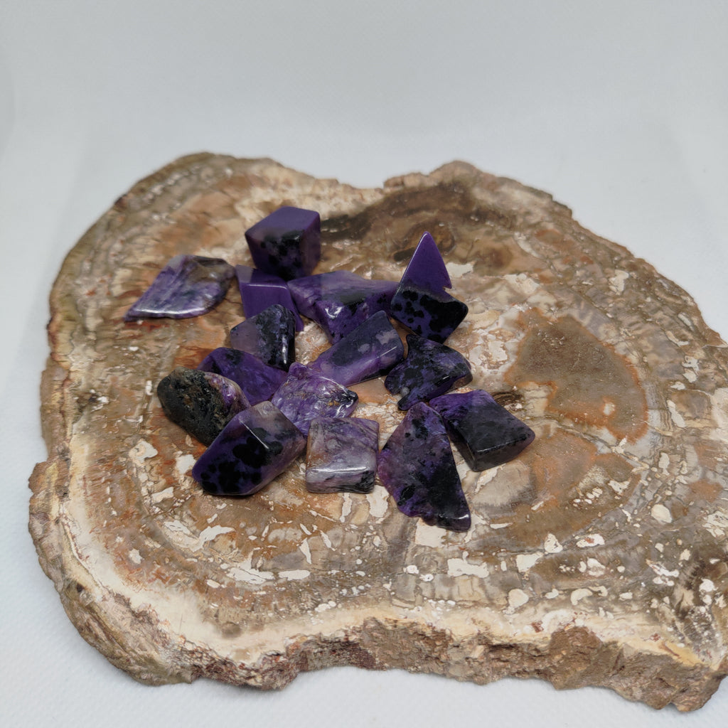 Charoite Tumbled Lot (Small) Ref: 0188