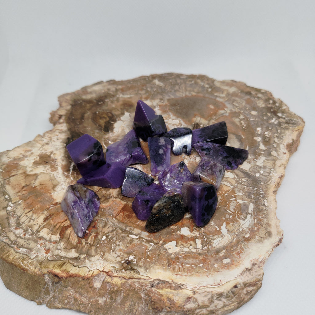 Charoite Tumbled Lot (Small) Ref: 0188