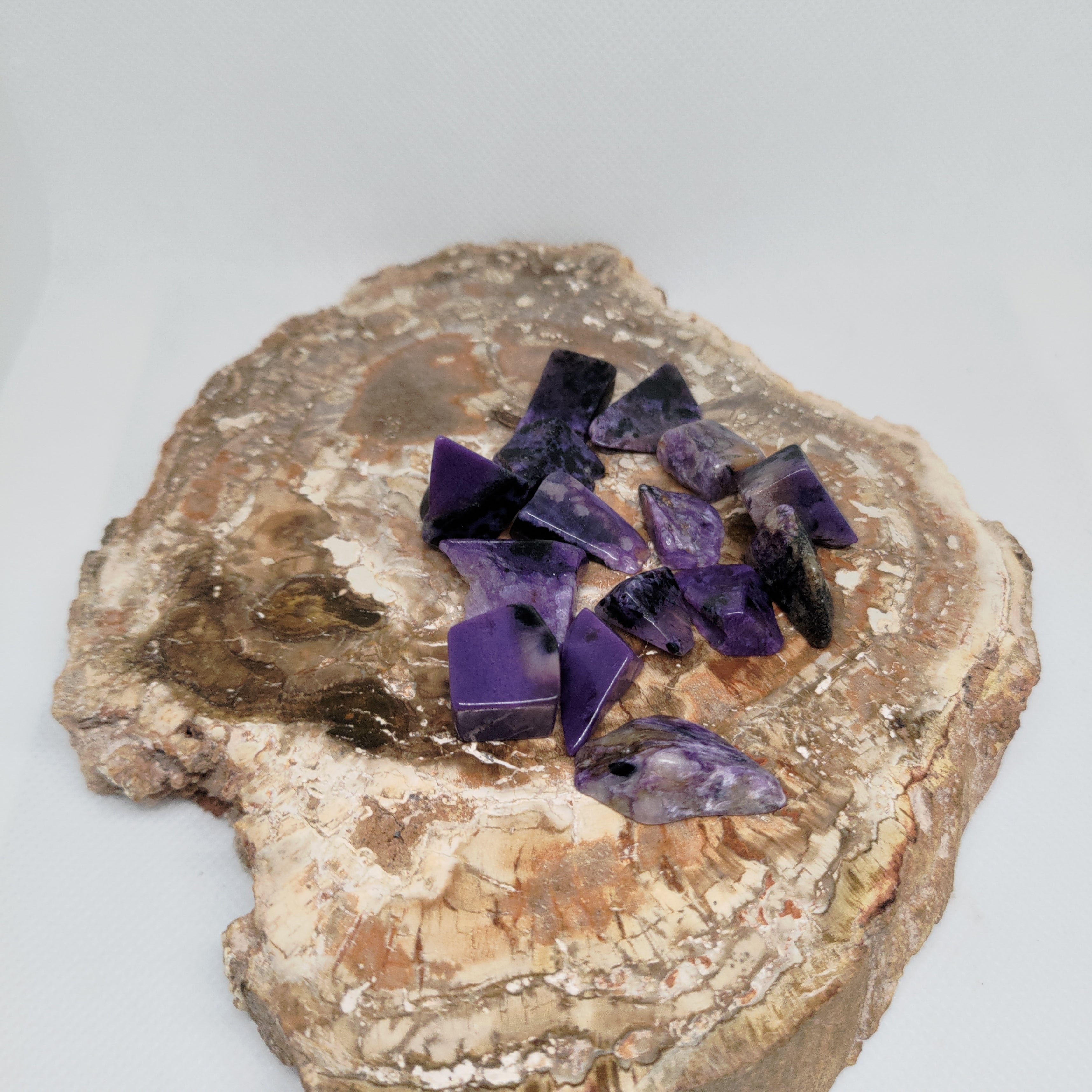 Charoite Tumbled Lot (Small) Ref: 0188