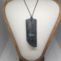 Hand Made Garnet in Arfvedsonite Pendant Ref: 0280
