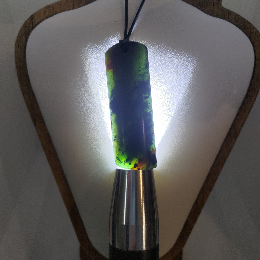Pounamu Toki – Hand-Carved New Zealand Greenstone Adze 0283