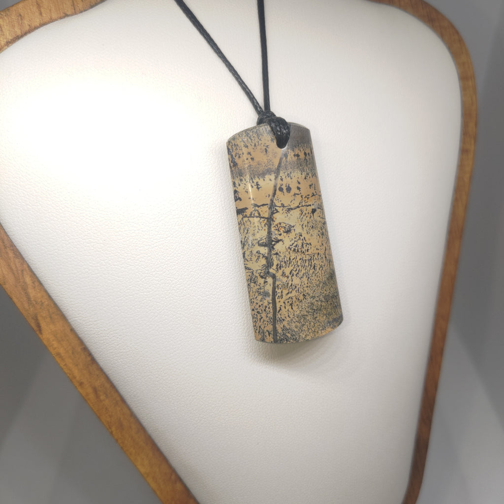 Hand Made Picture Jasper Pendant Ref: 0286