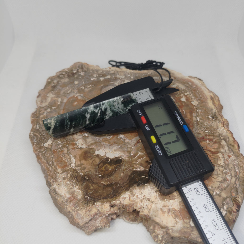 Pounamu Toki – Hand-Carved New Zealand Greenstone Adze 0287