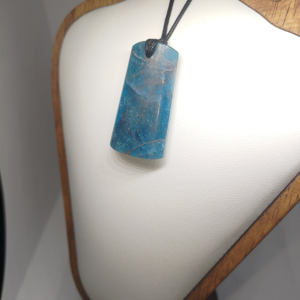 Hand Made Blue Apatite Pendant 0288