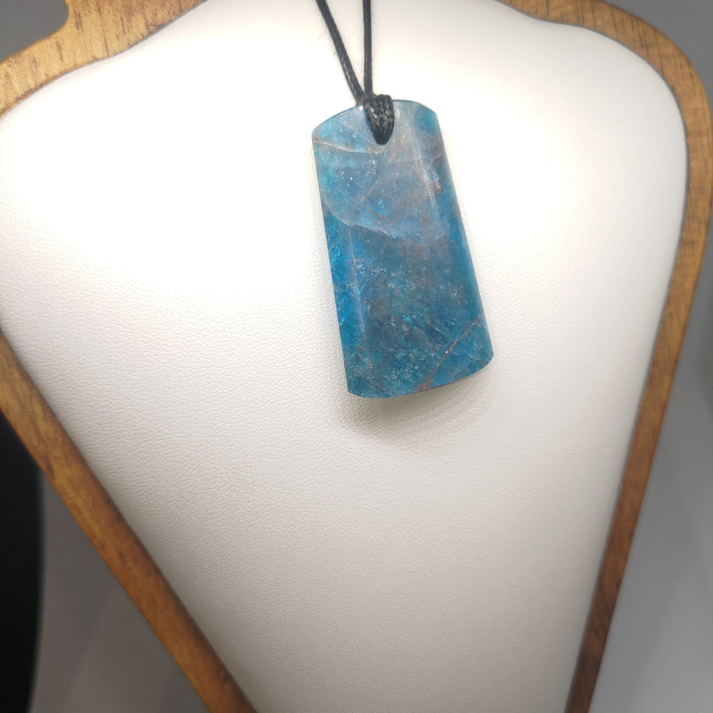 Hand Made Blue Apatite Pendant 0288