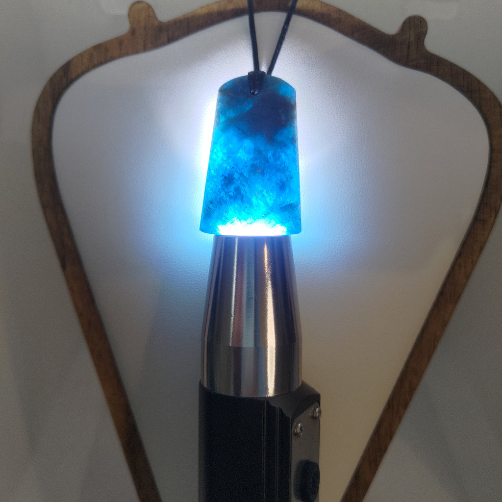 Hand Made Blue Apatite Pendant 0288