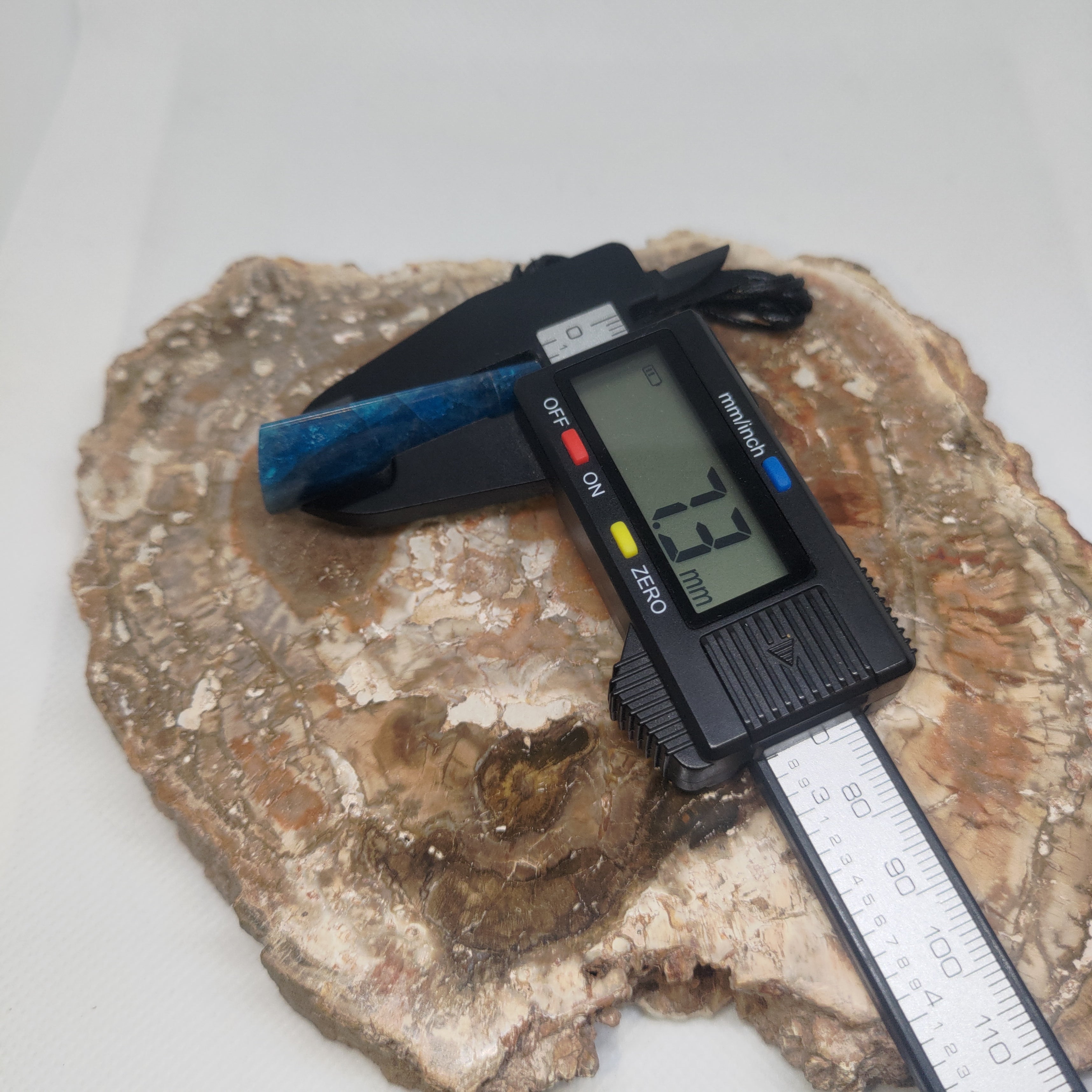 Hand Made Blue Apatite Pendant 0290