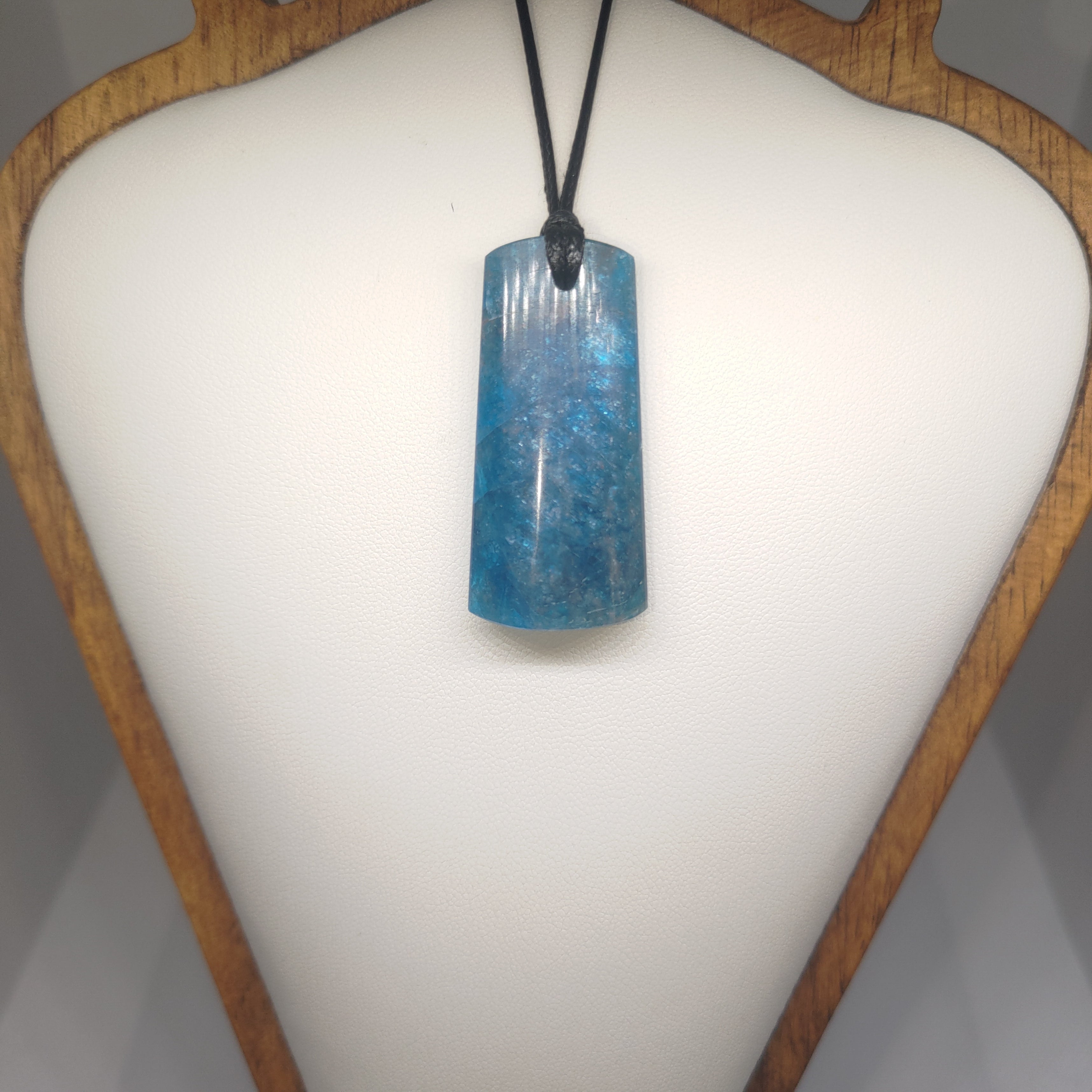Hand Made Blue Apatite Pendant 0290