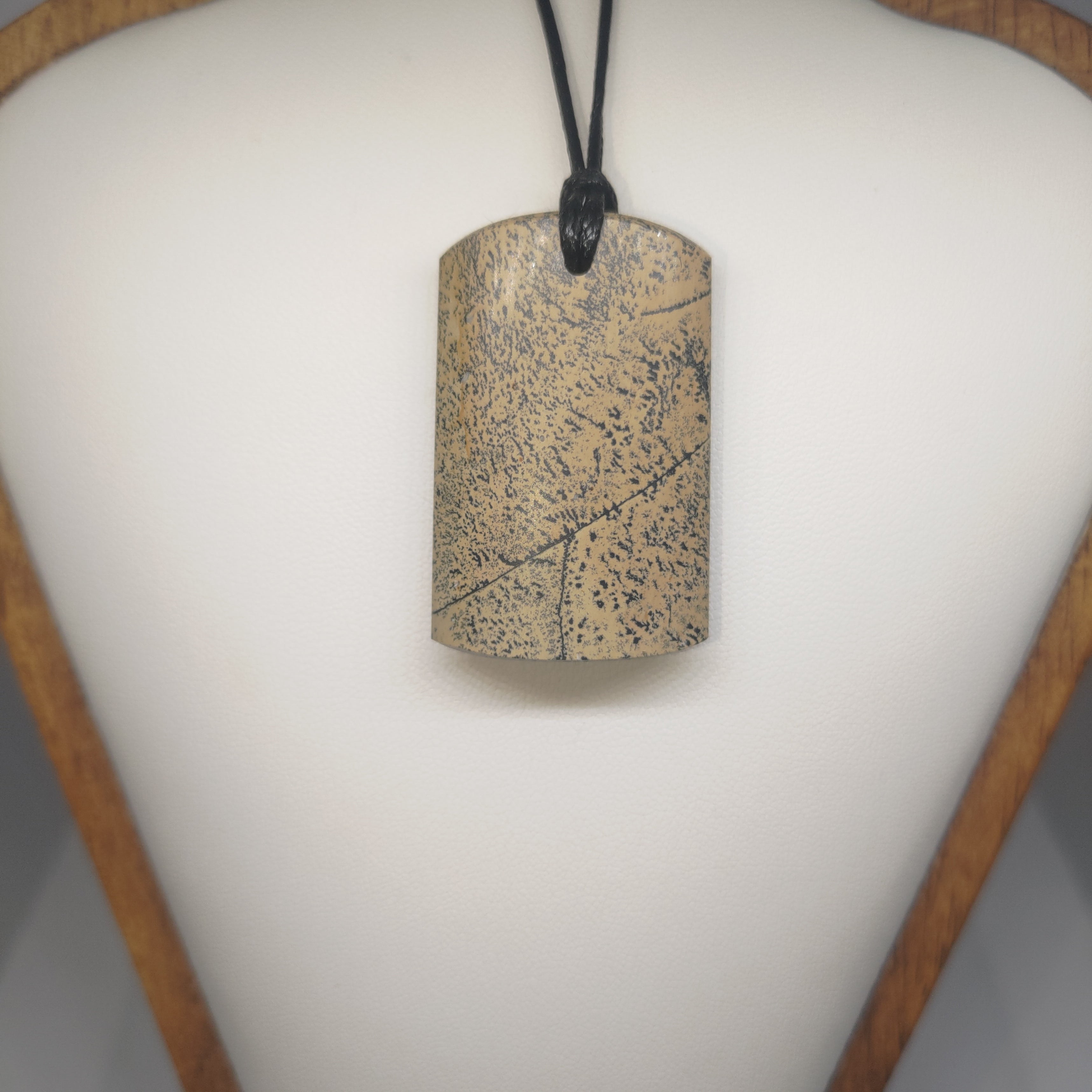 Hand Made Picture Jasper Pendant Ref: 0294