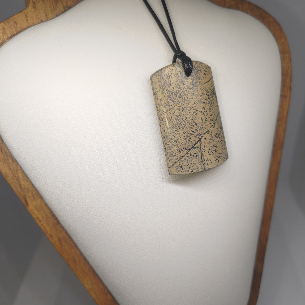Hand Made Picture Jasper Pendant Ref: 0294