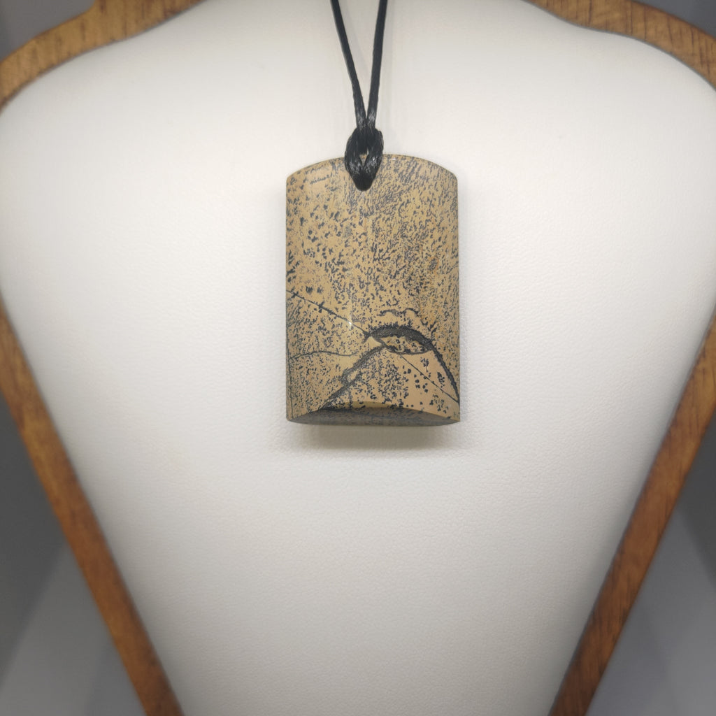Hand Made Picture Jasper Pendant Ref: 0294