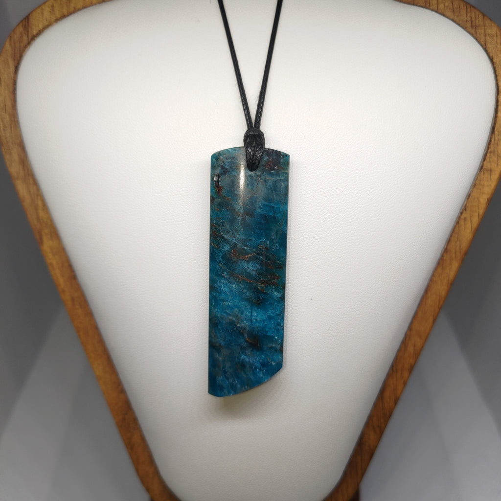 Hand Made Blue Apatite Pendant 0299