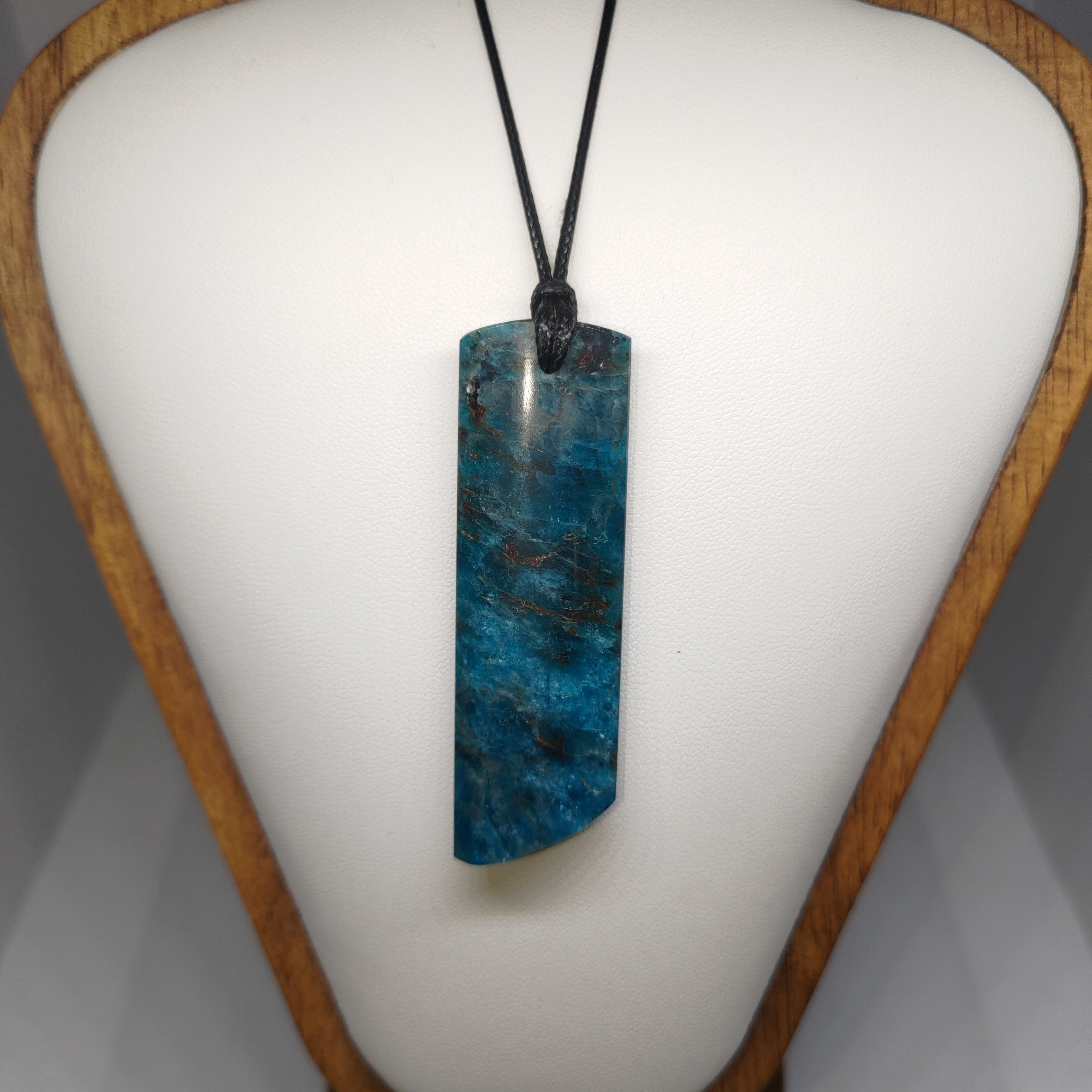 Hand Made Blue Apatite Pendant 0299
