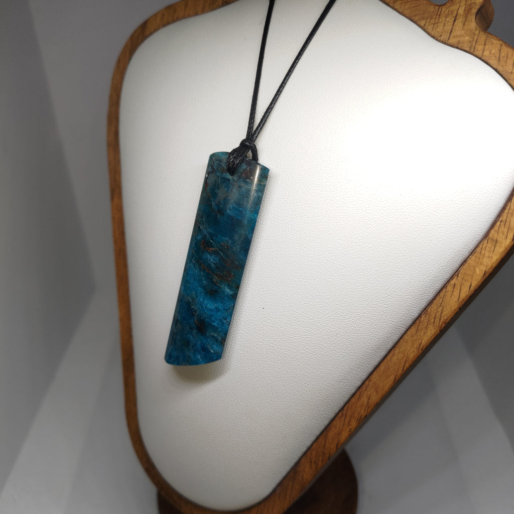 Hand Made Blue Apatite Pendant 0299